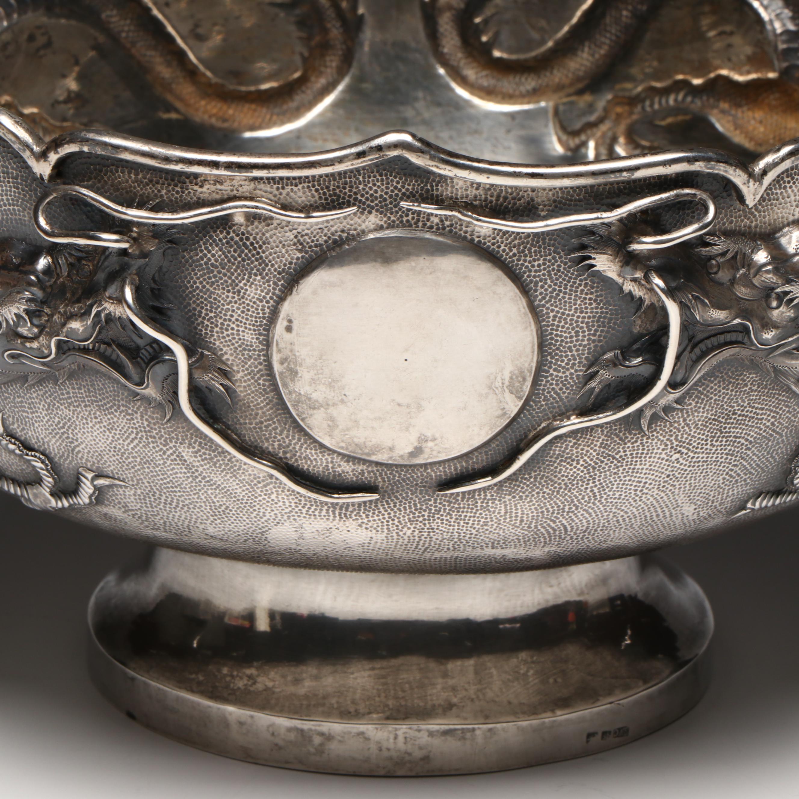Chinese Export Silver Bowl, Early to Mid-20th Century