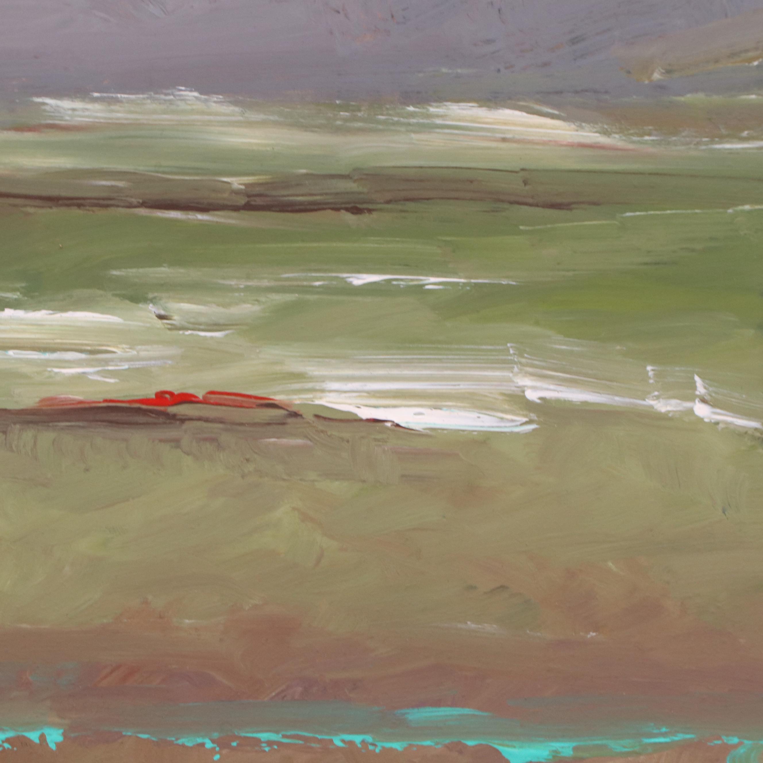 Robert Riddle Baker Seascape Acrylic Painting "Peril of the Sea," 2019