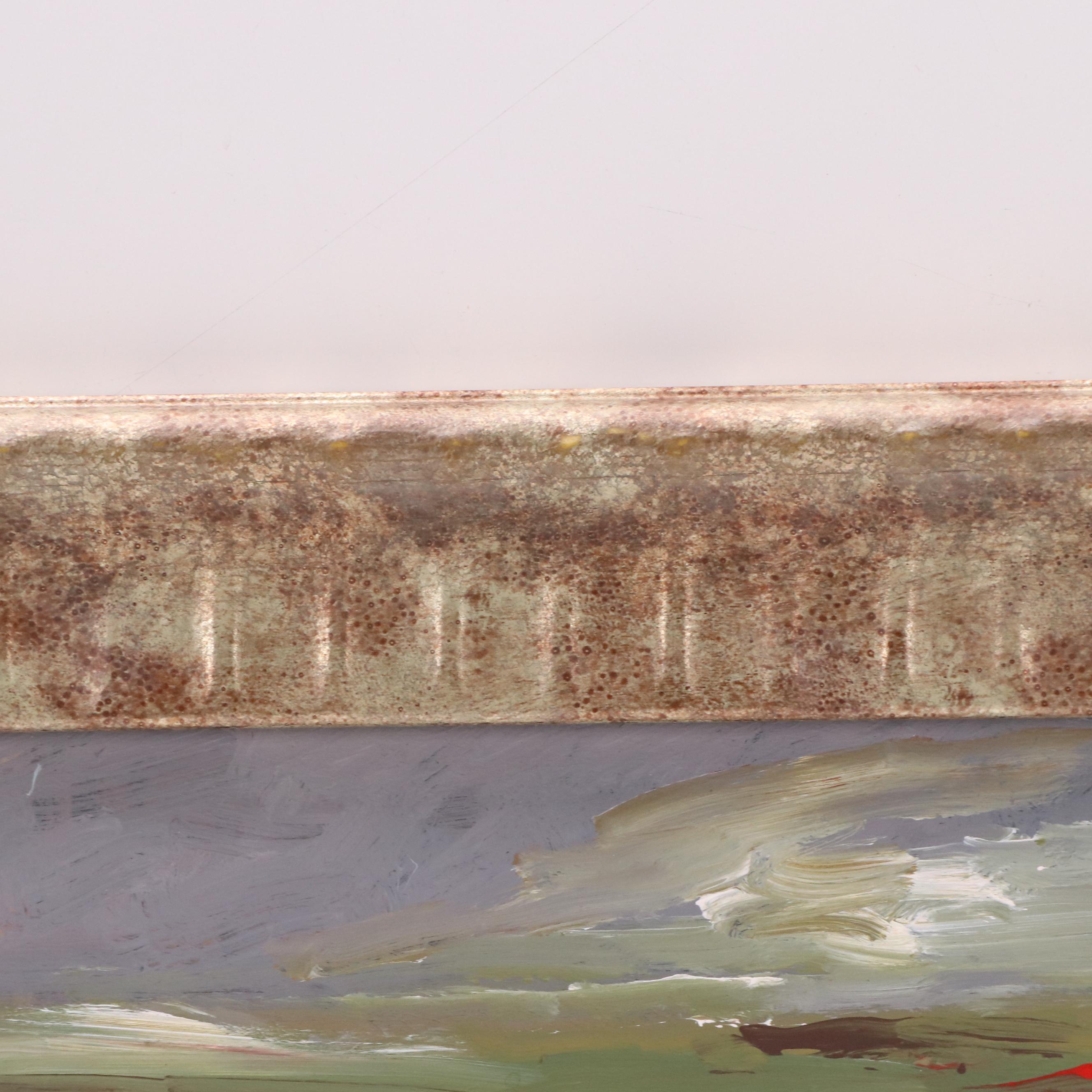 Robert Riddle Baker Seascape Acrylic Painting "Peril of the Sea," 2019