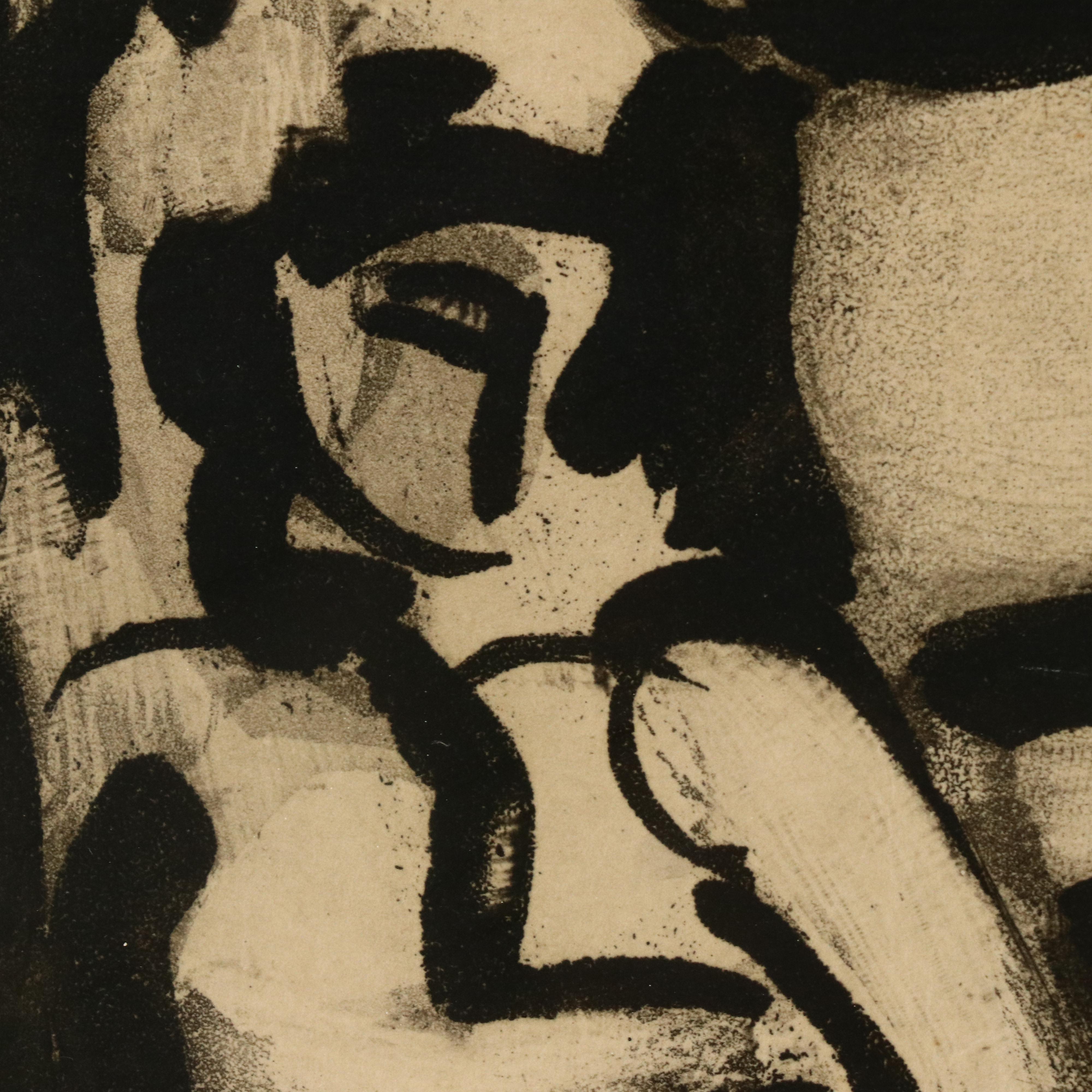 Georges Rouault Intaglio Work on Paper "Jongleur," Circa 1934