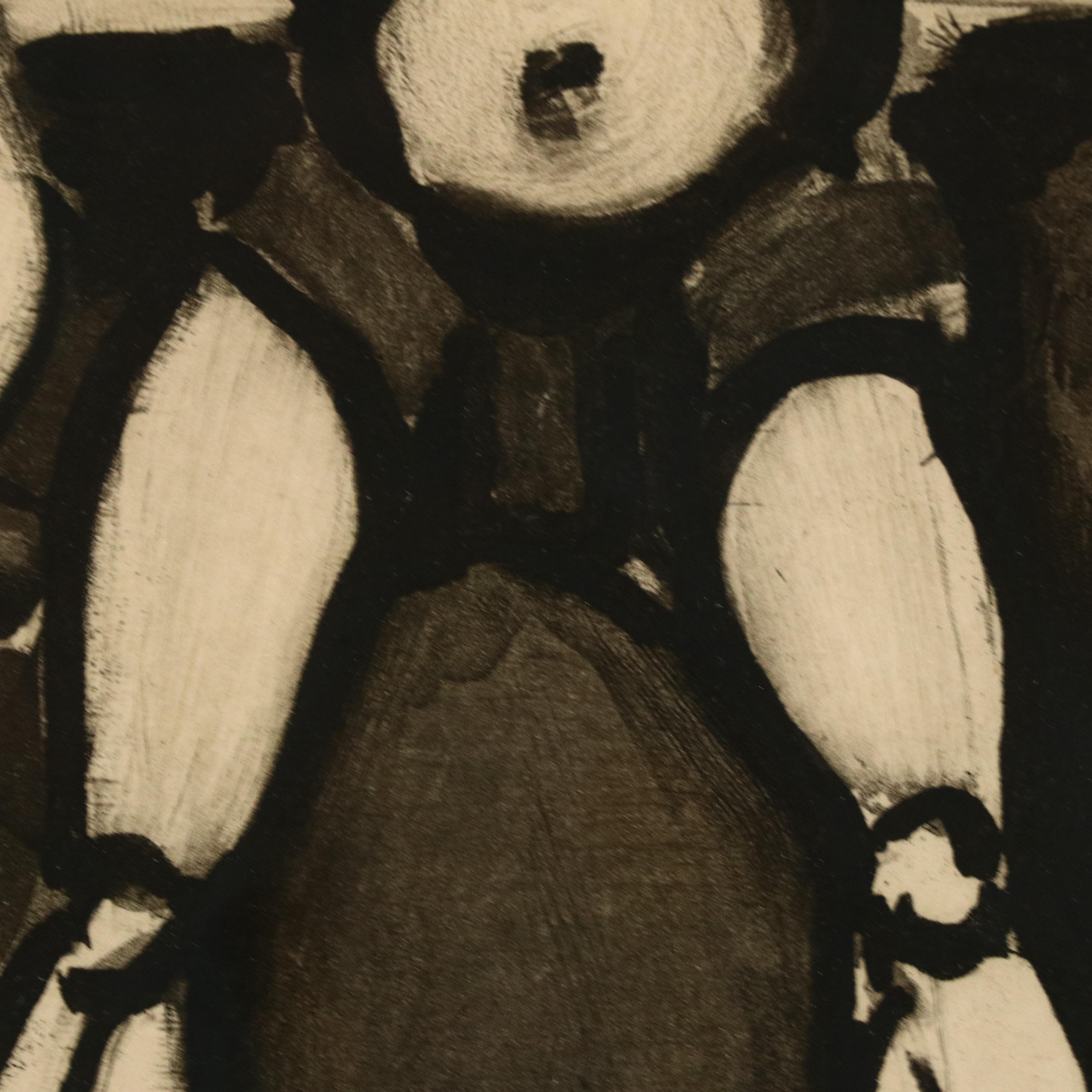 Georges Rouault Intaglio Work on Paper "Jongleur," Circa 1934