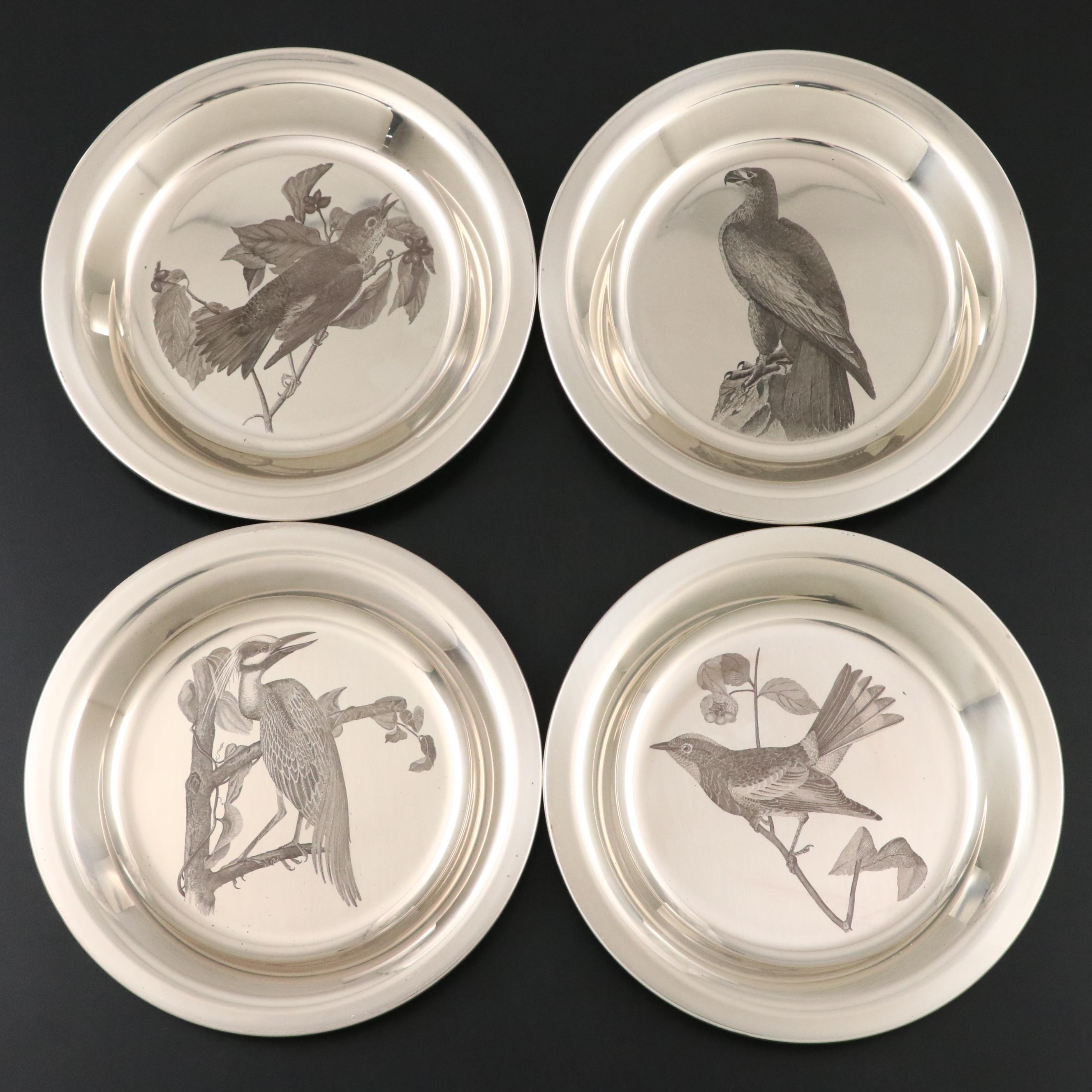 The National Audubon Society Limited Edition Sterling Silver Collector Plates