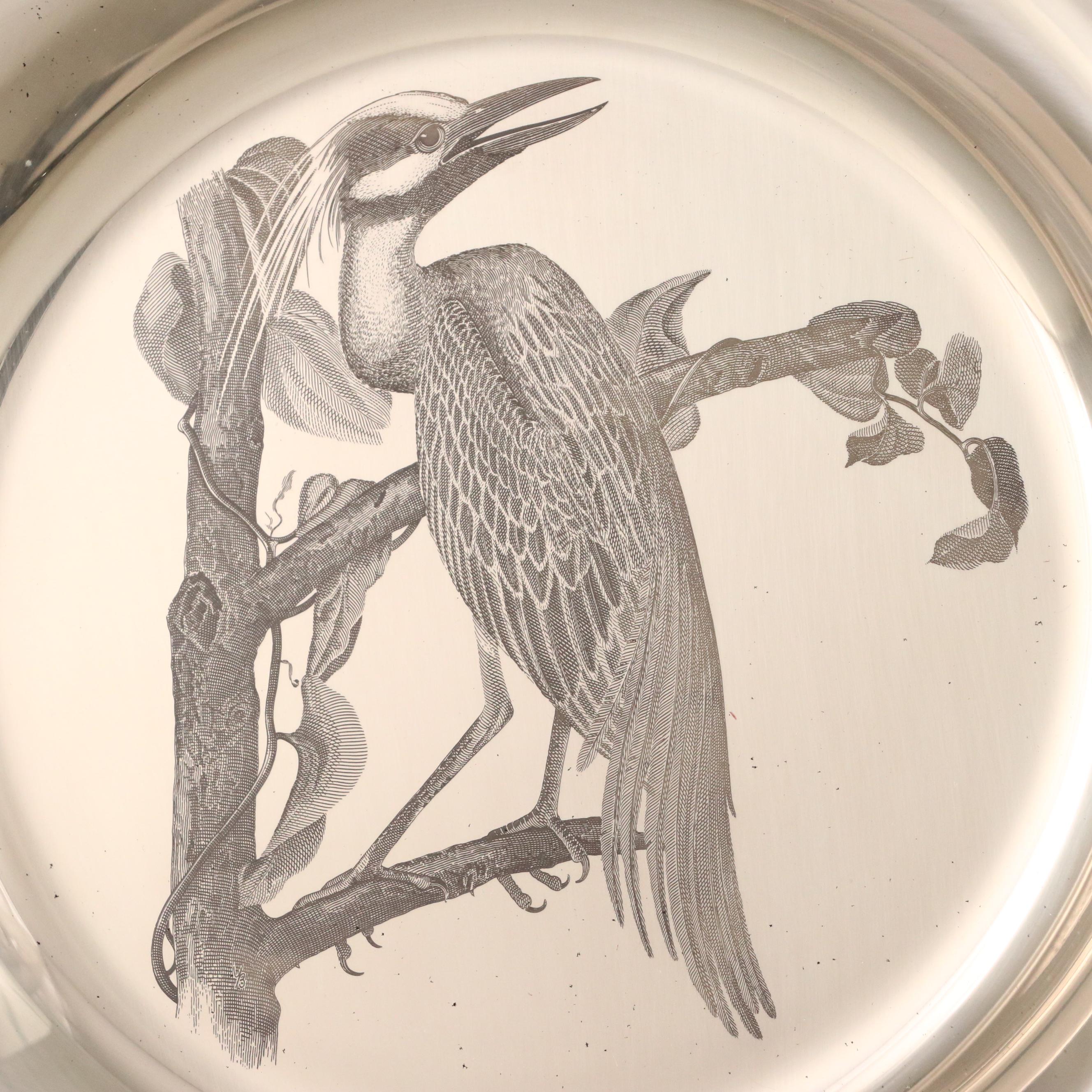 The National Audubon Society Limited Edition Sterling Silver Collector Plates