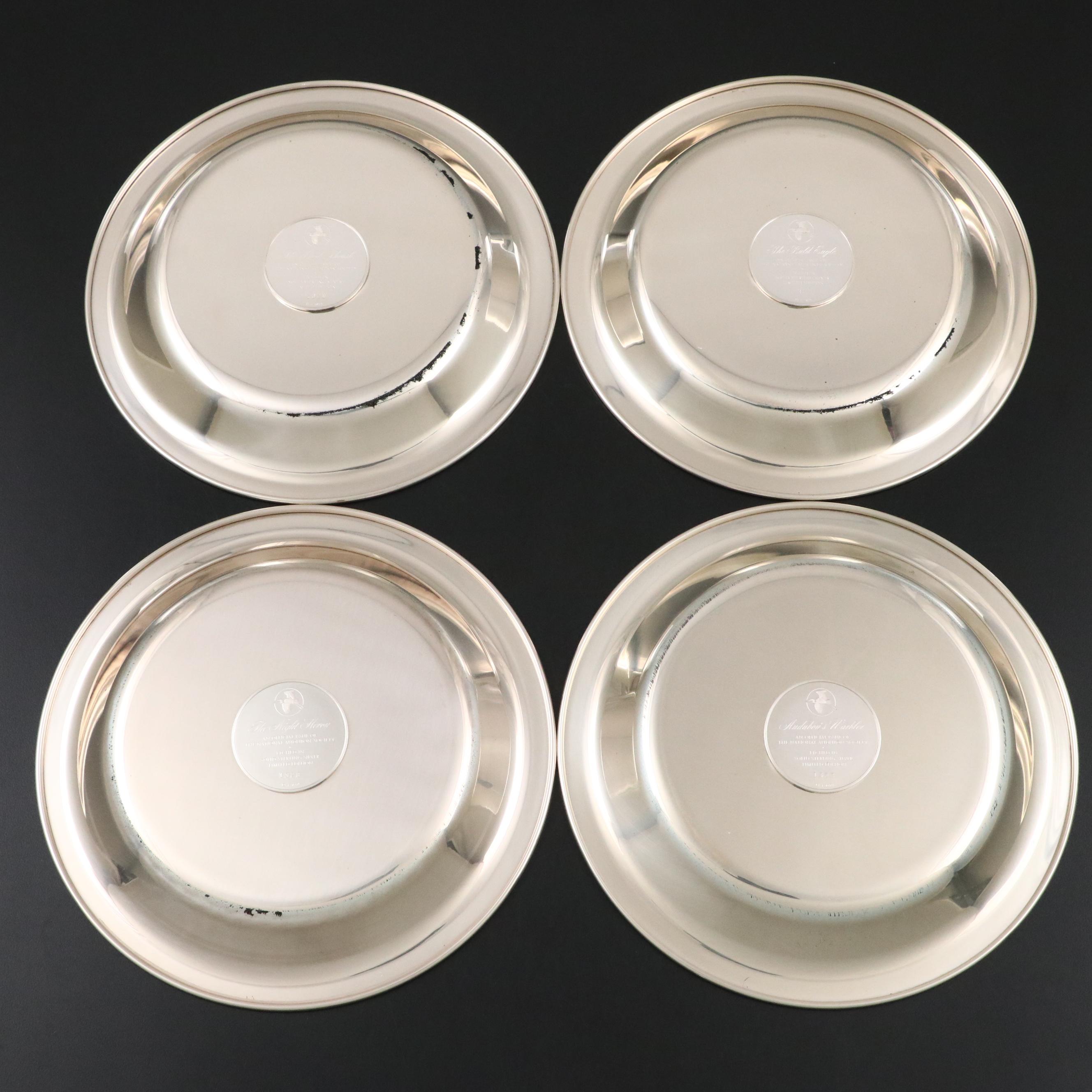 The National Audubon Society Limited Edition Sterling Silver Collector Plates