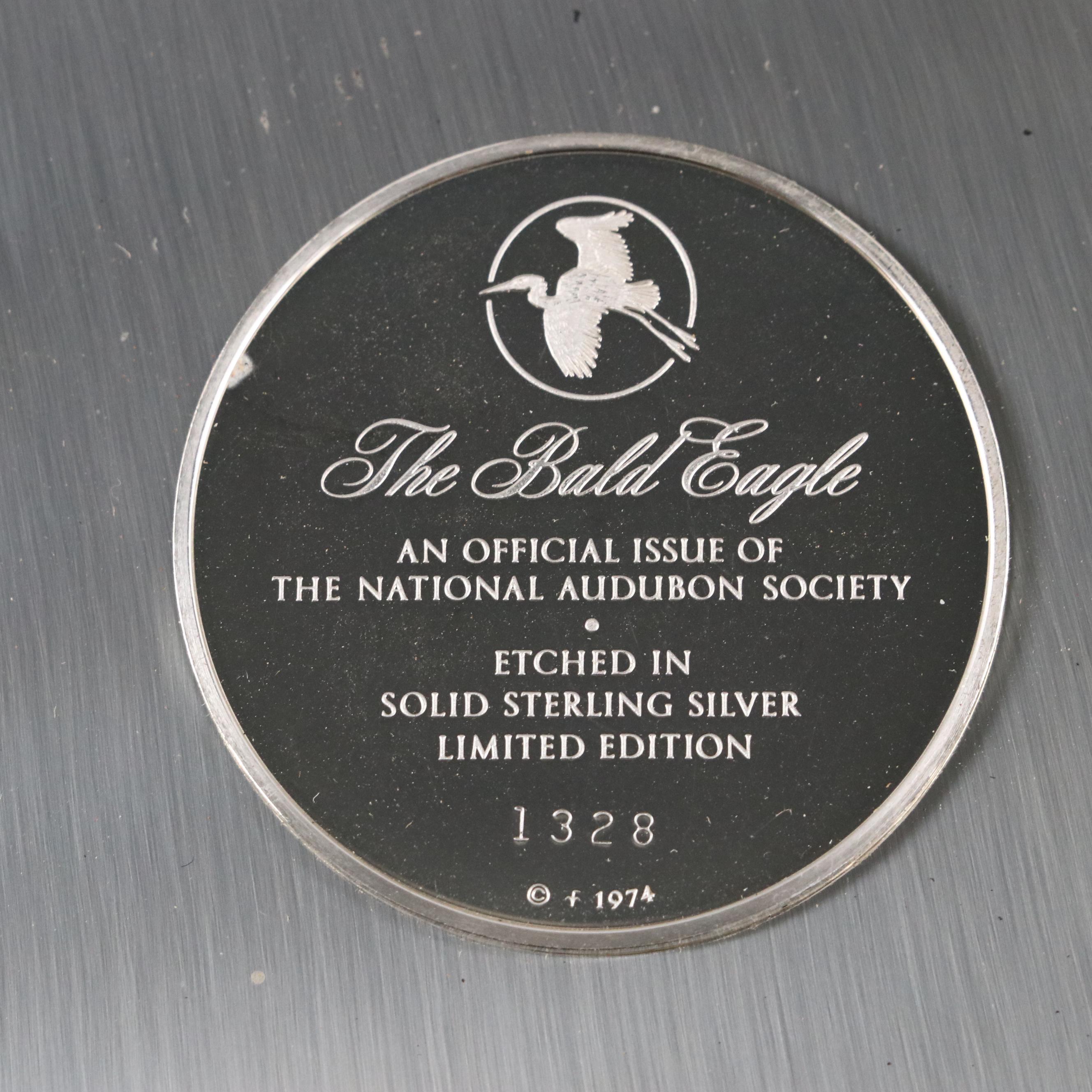 The National Audubon Society Limited Edition Sterling Silver Collector Plates