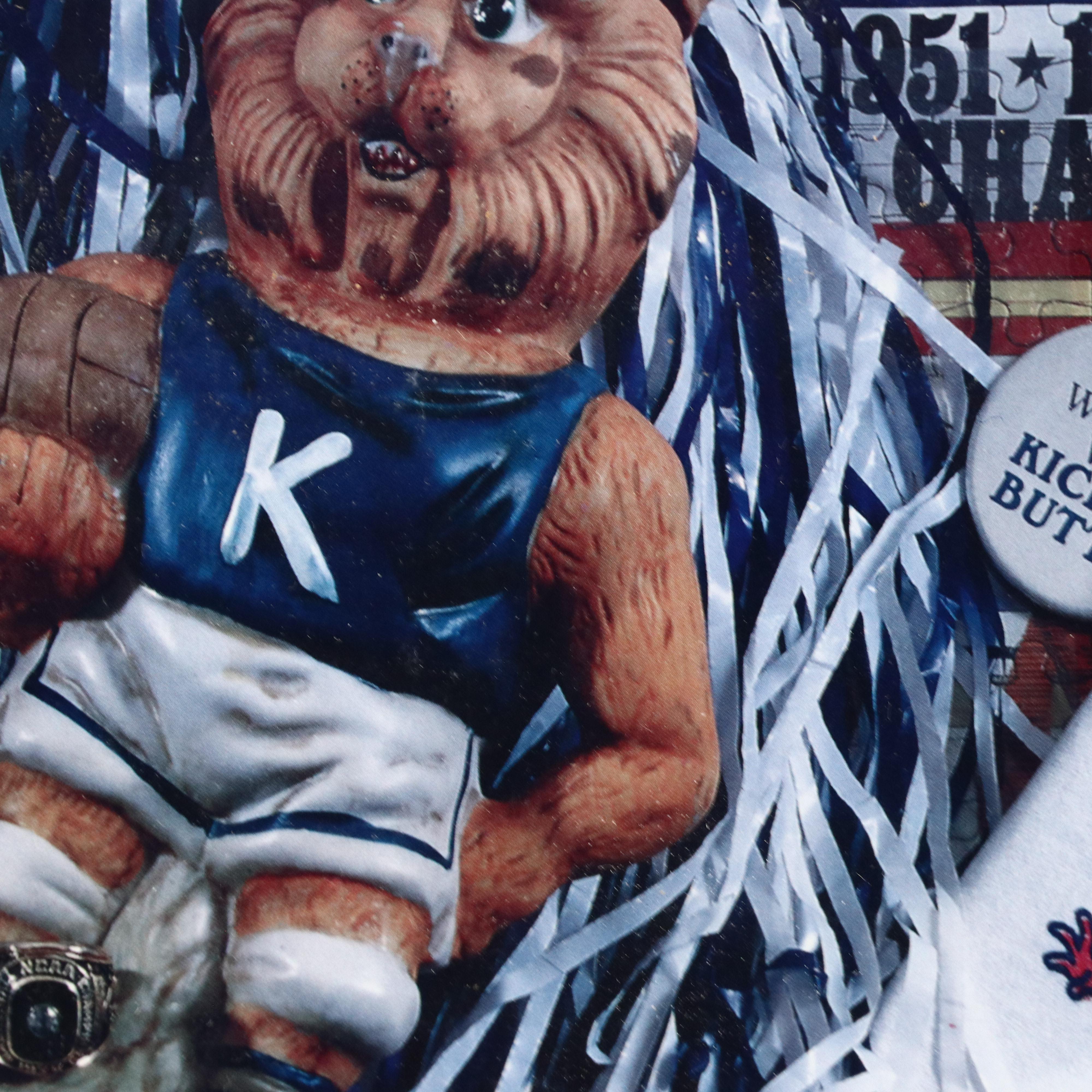 "The Legend Lives On" University of Kentucky Wildcats Basketball Framed Print