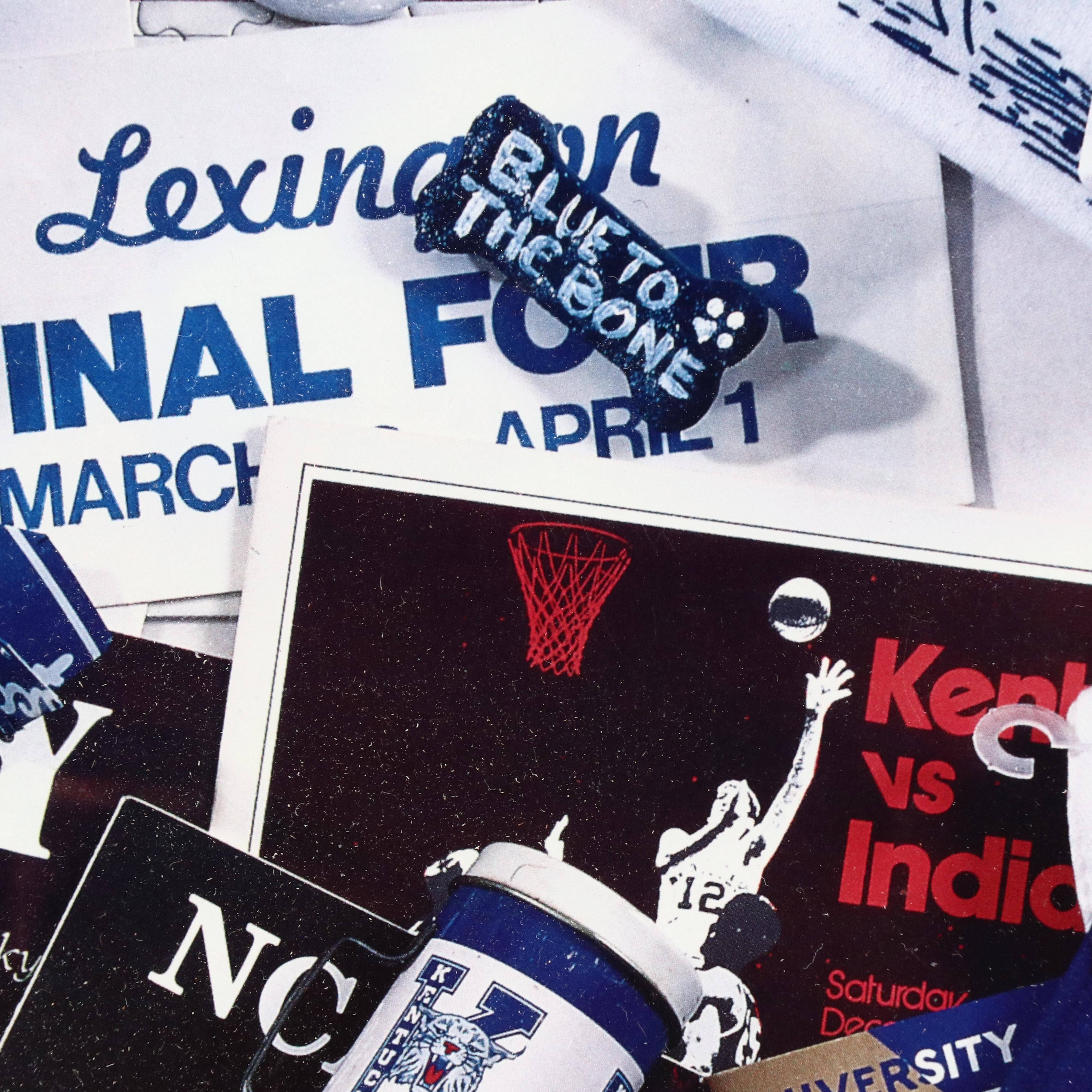 "The Legend Lives On" University of Kentucky Wildcats Basketball Framed Print