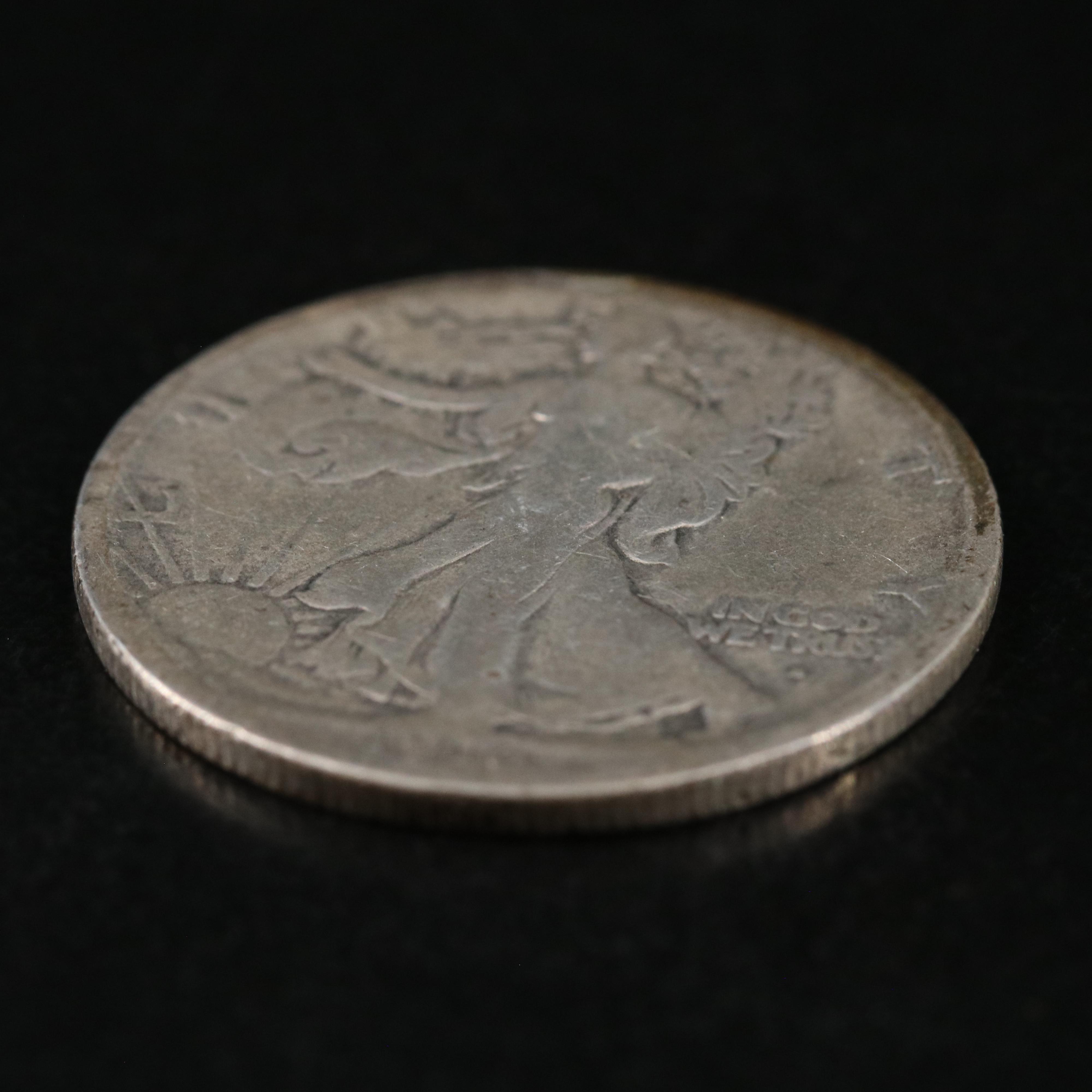 1916-S Walking Liberty Silver Half Dollar