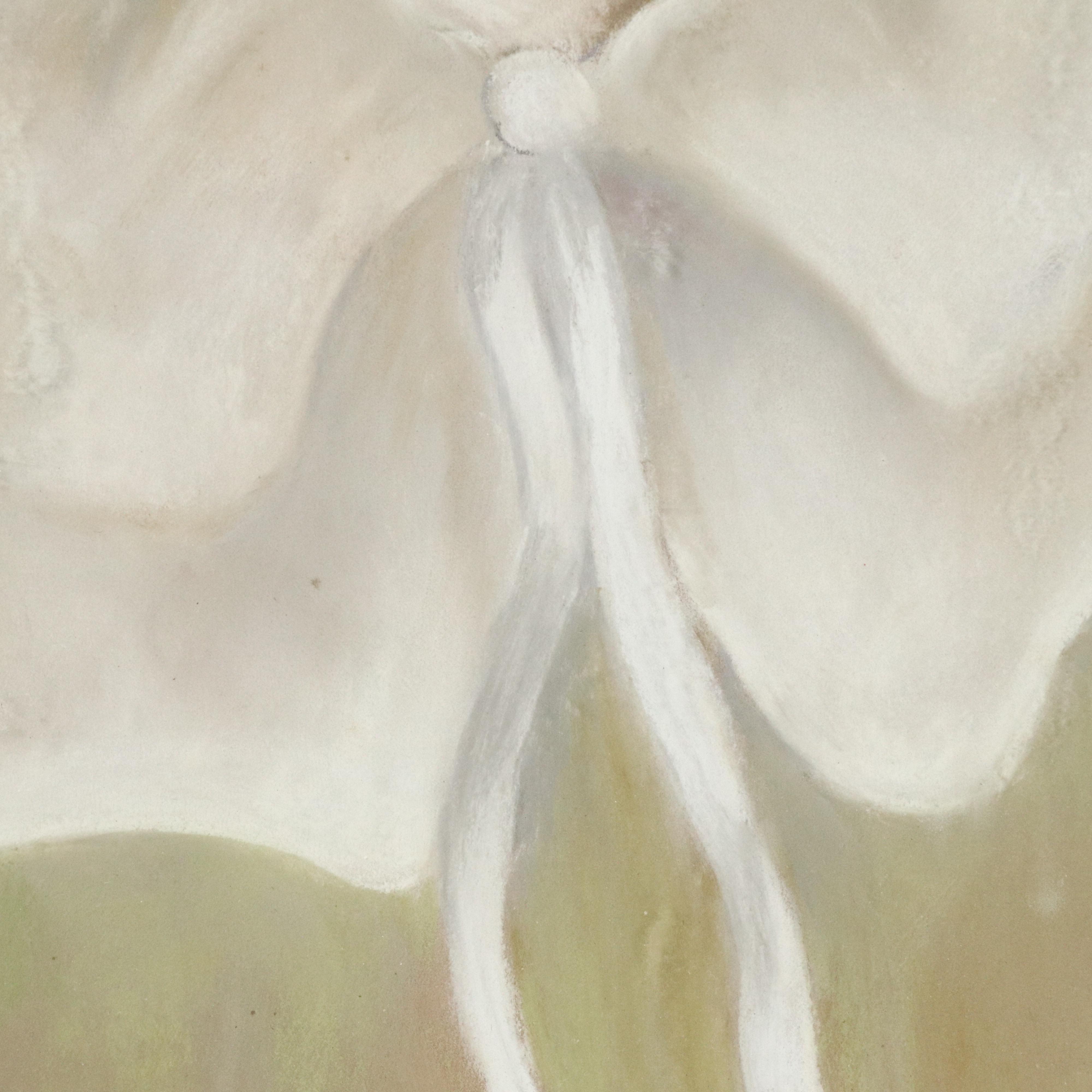 Portrait Chalk Pastel Drawing of Clown, 1967