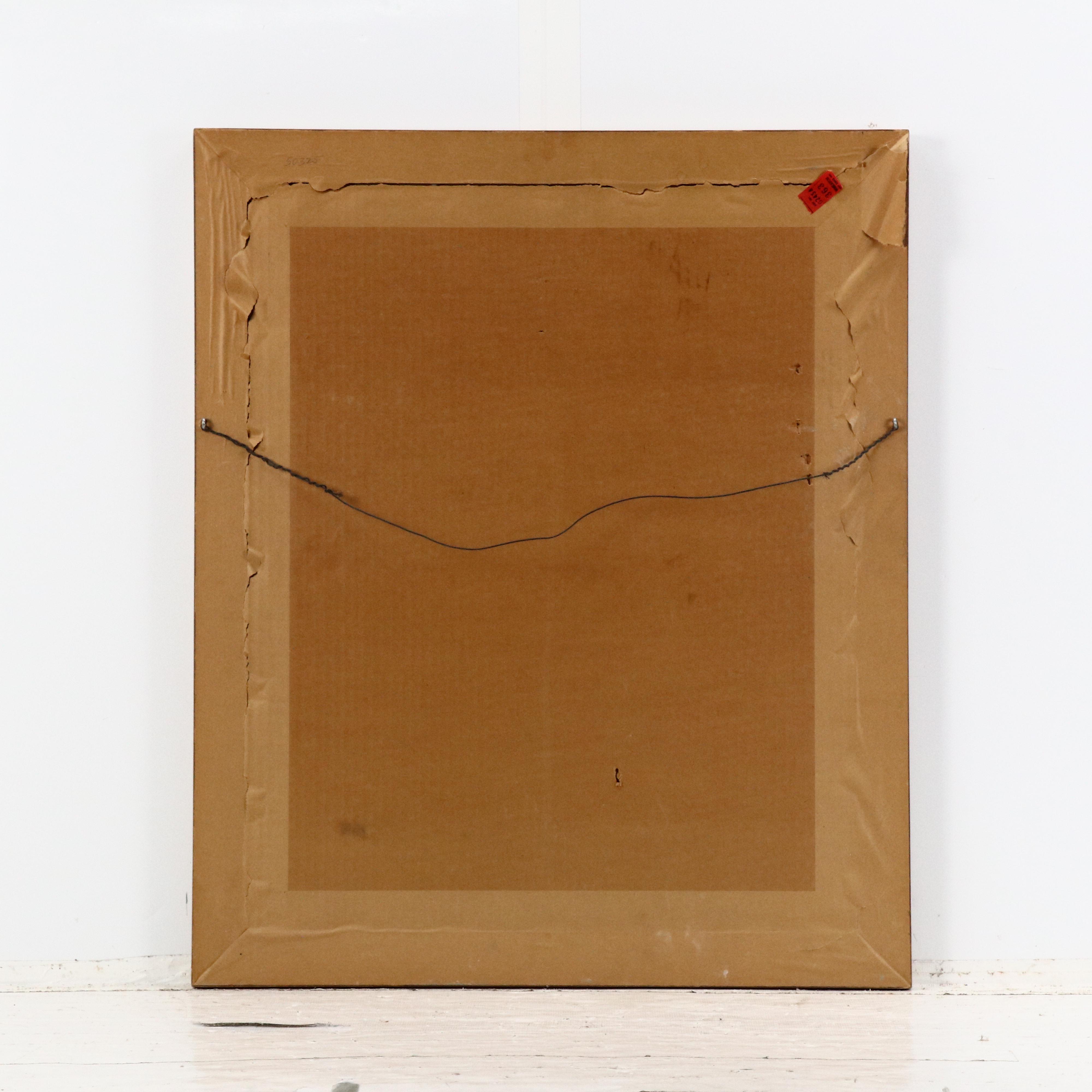 Portrait Chalk Pastel Drawing of Clown, 1967