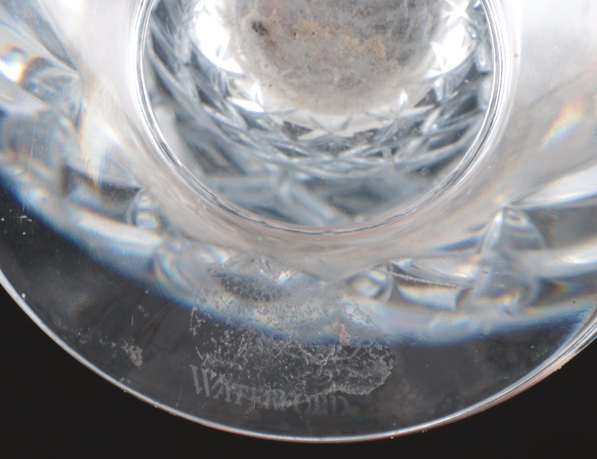 Waterford "Marlene" Crystal Vase with Bowls and Mustard Jar