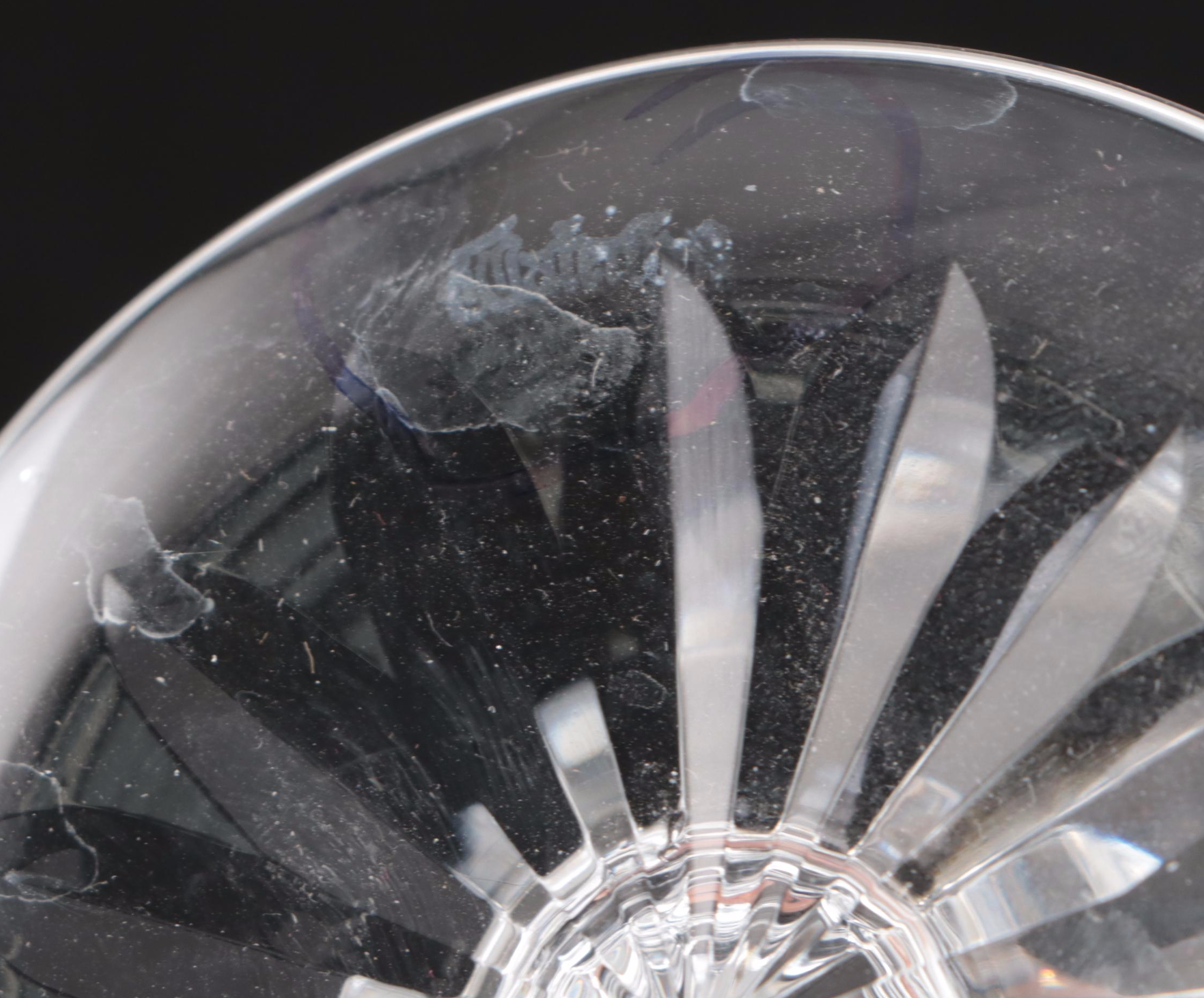 Waterford "Marlene" Crystal Vase with Bowls and Mustard Jar