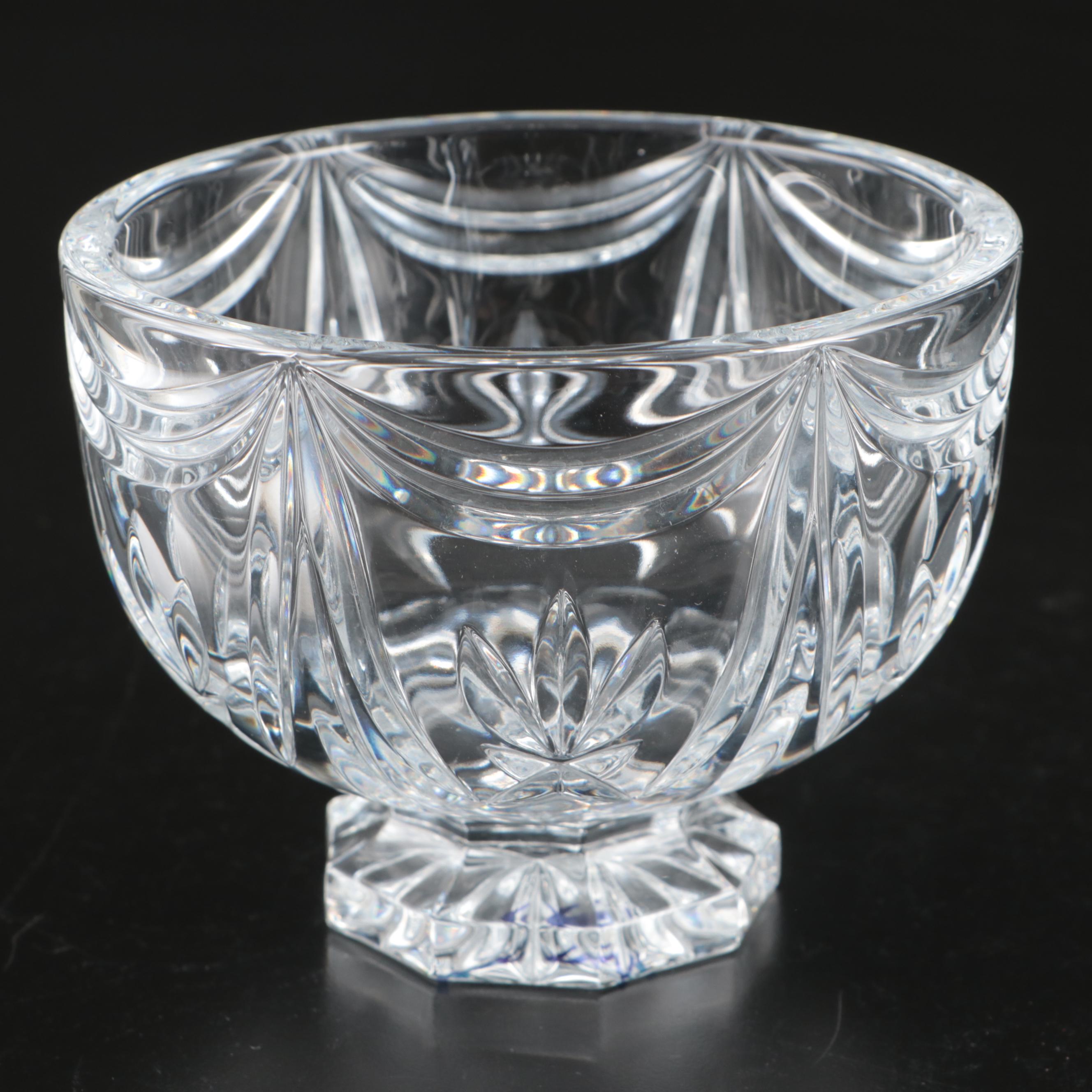 Waterford "Marlene" Crystal Vase with Bowls and Mustard Jar