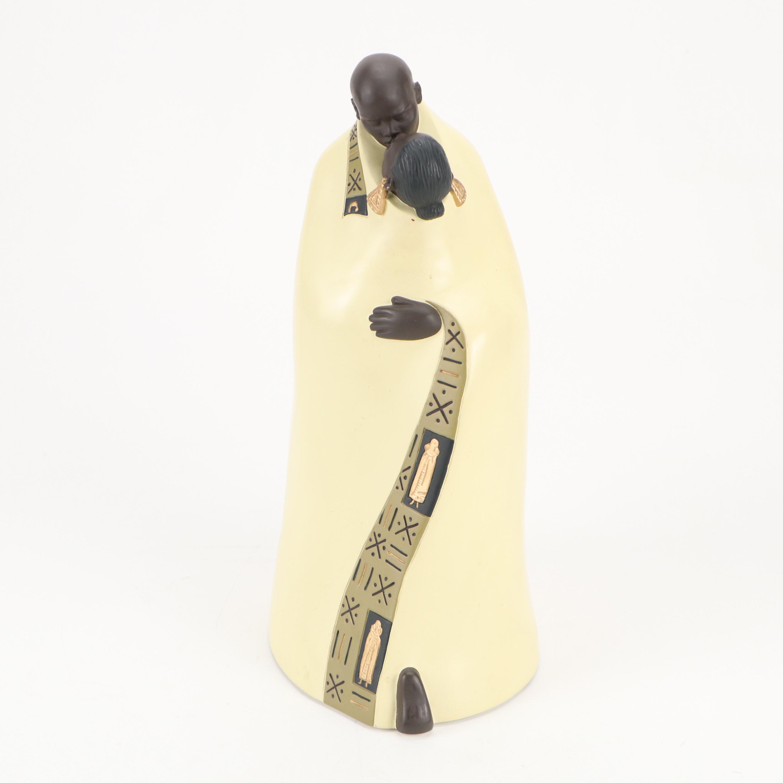 Norman Hughes for Sankofa Lovers with Two Bird Figurines