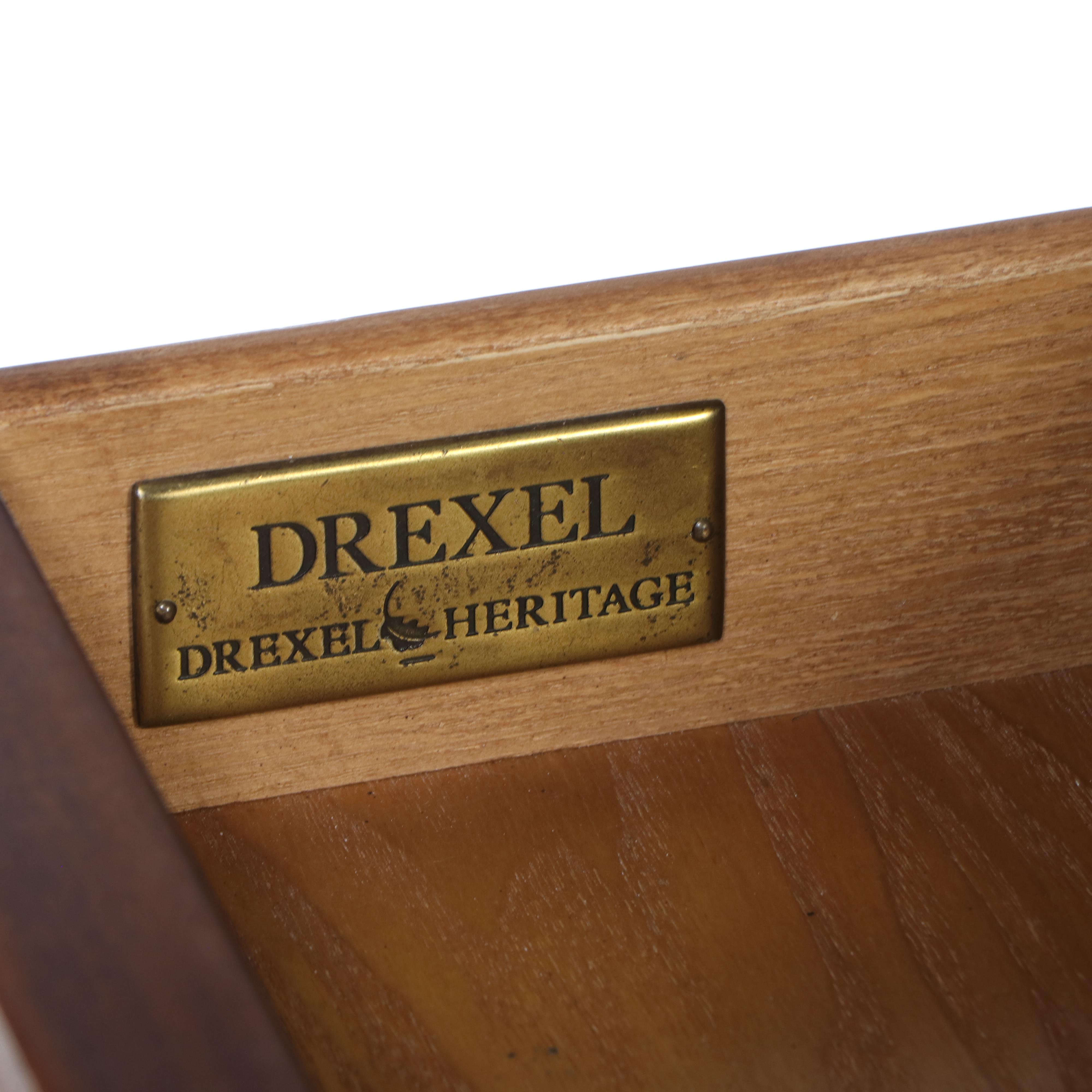 Pair of Drexel-Heritage Louis XV Style Nightstands