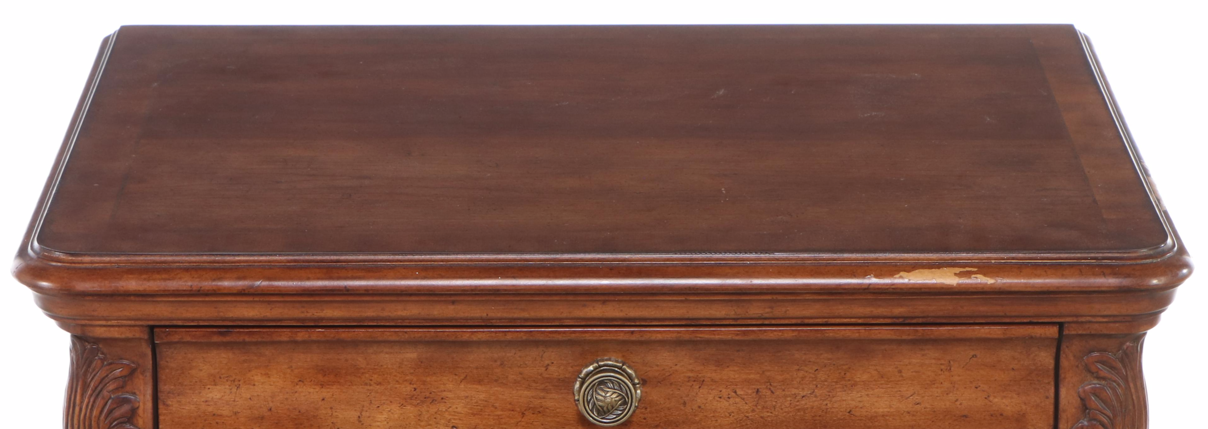 Pair of Drexel-Heritage Louis XV Style Nightstands