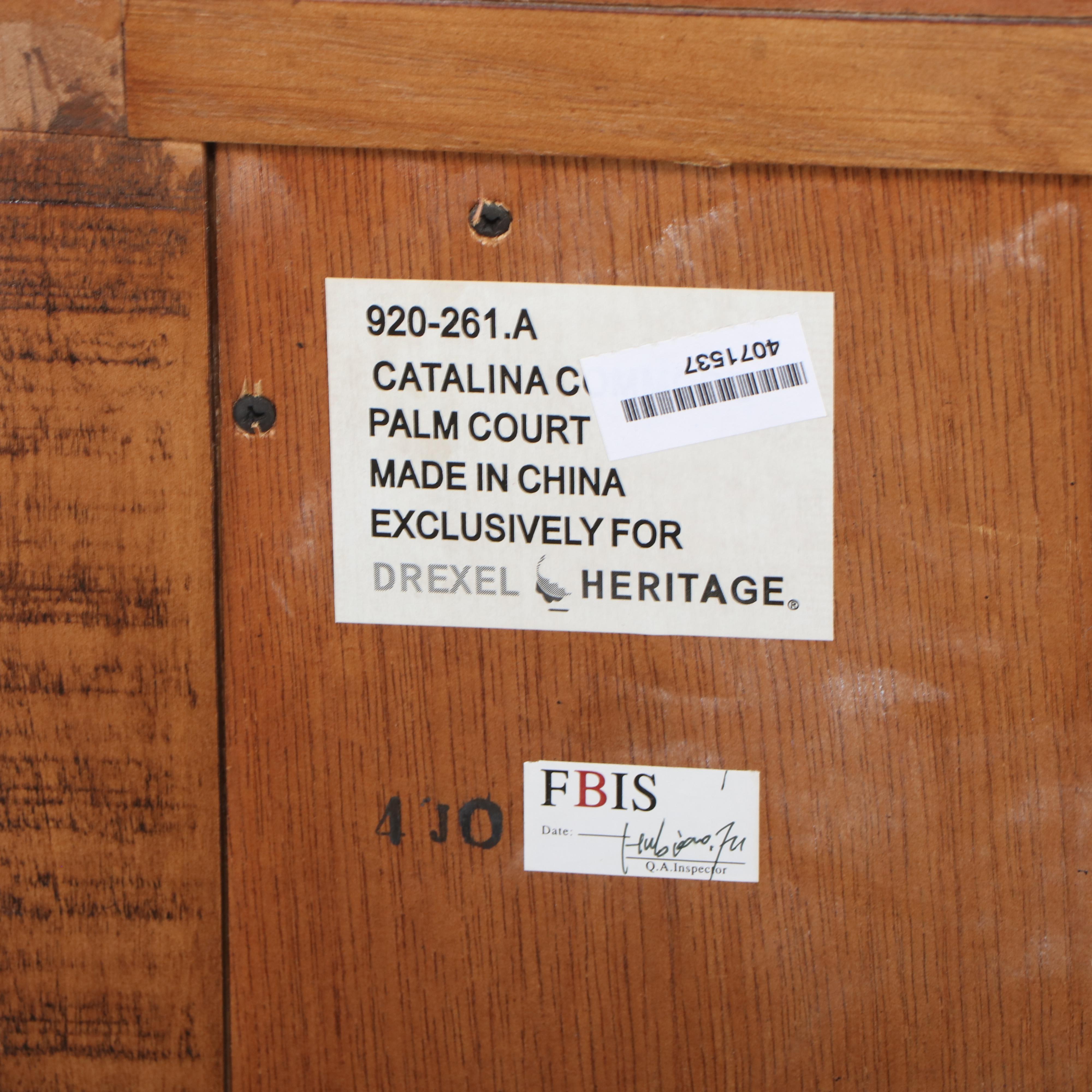 Pair of Drexel-Heritage Louis XV Style Nightstands