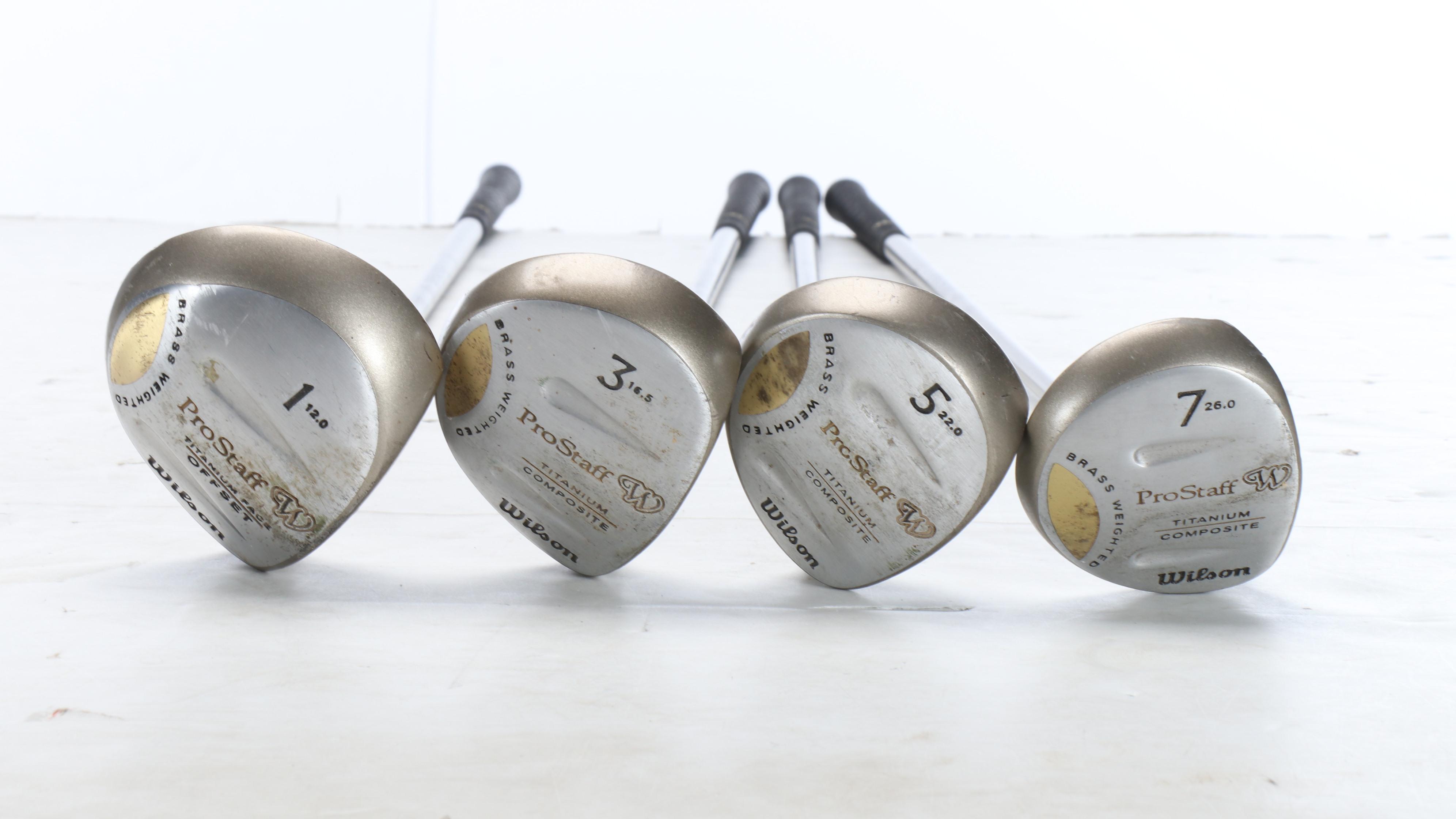 Wilson ProStaff Golf Club Set with Callaway Golf Bag