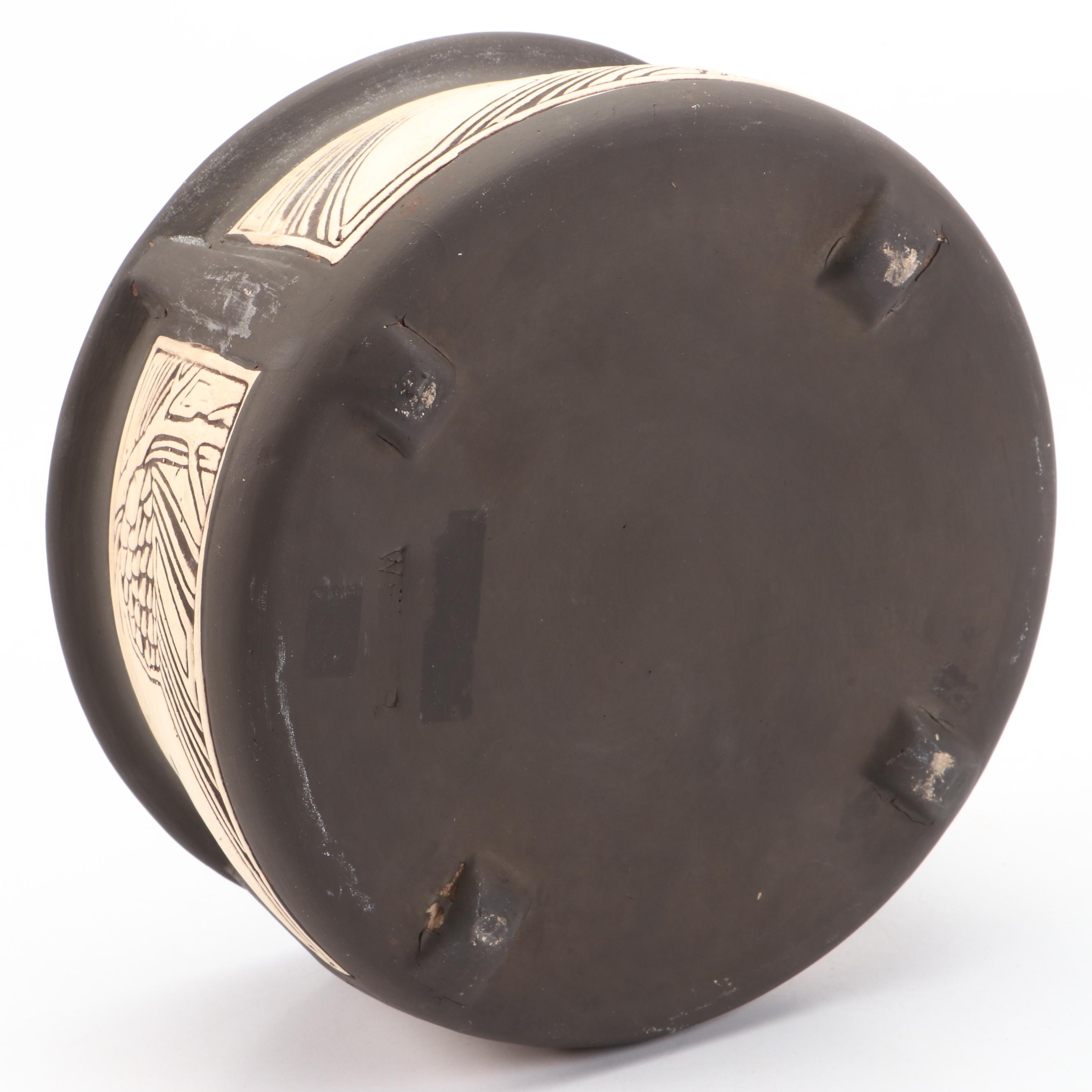 Weller Claywood Bowl, Early 20th Century