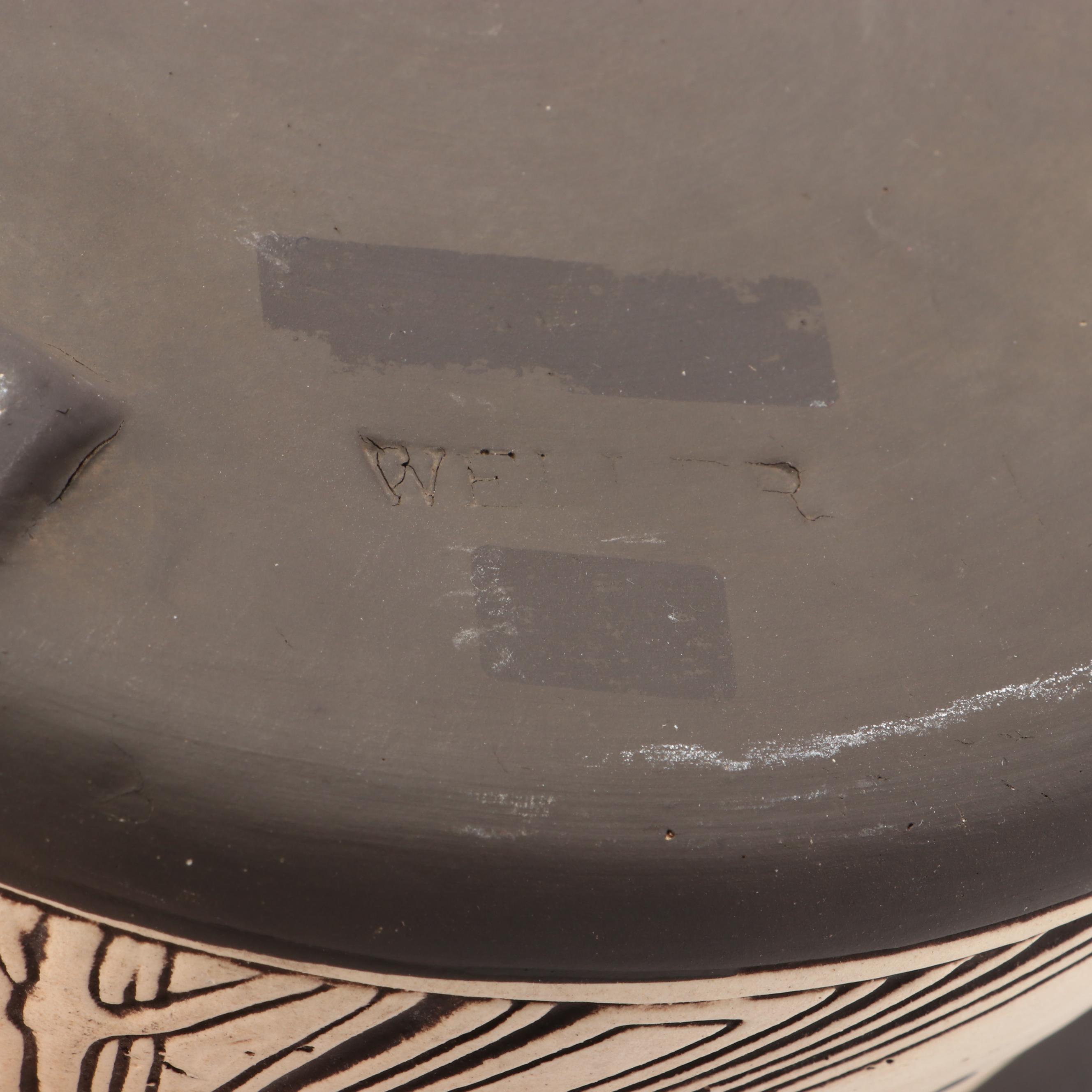 Weller Claywood Bowl, Early 20th Century