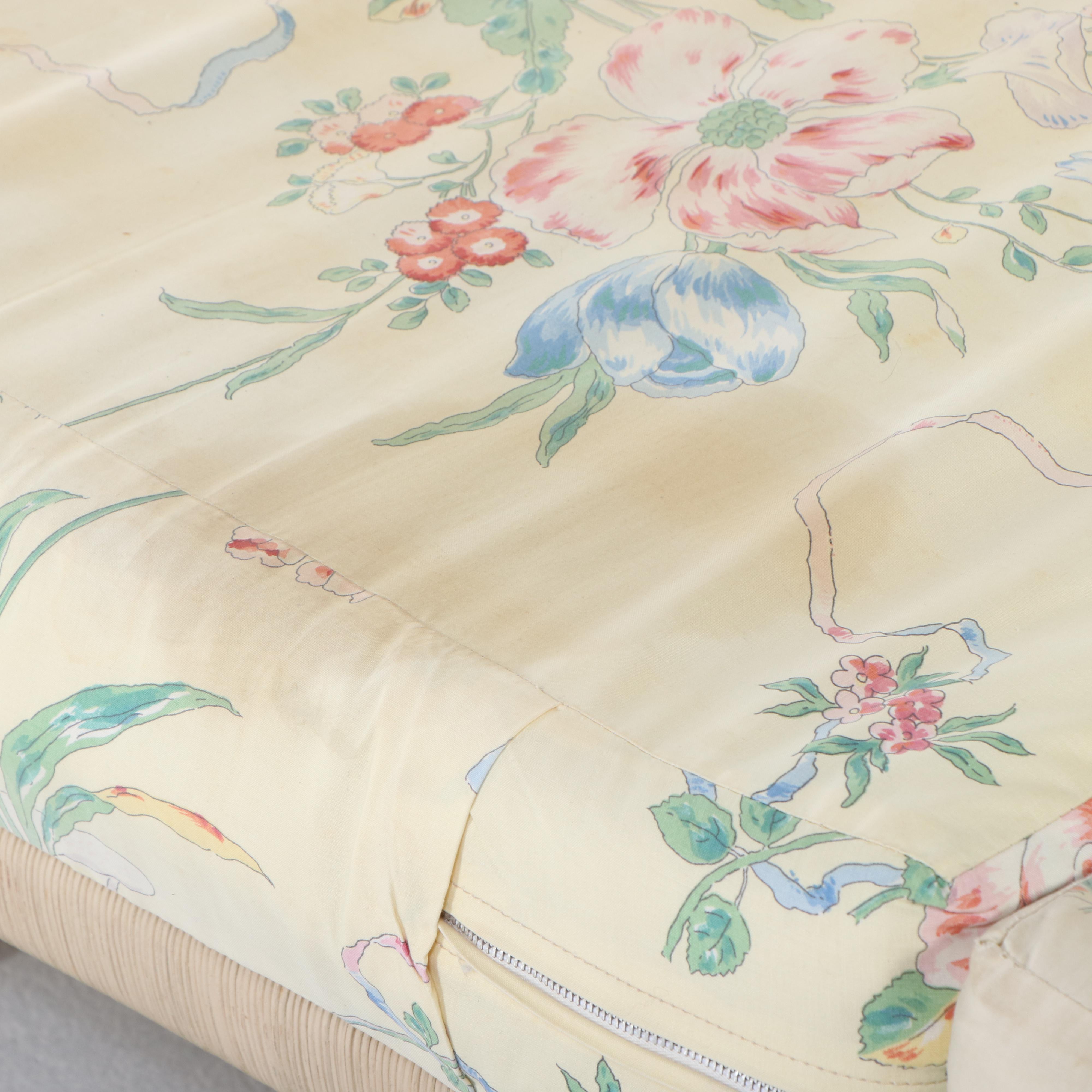 Five-Piece Ficks Reed Wicker Patio Lounge Set, Late 20th Century