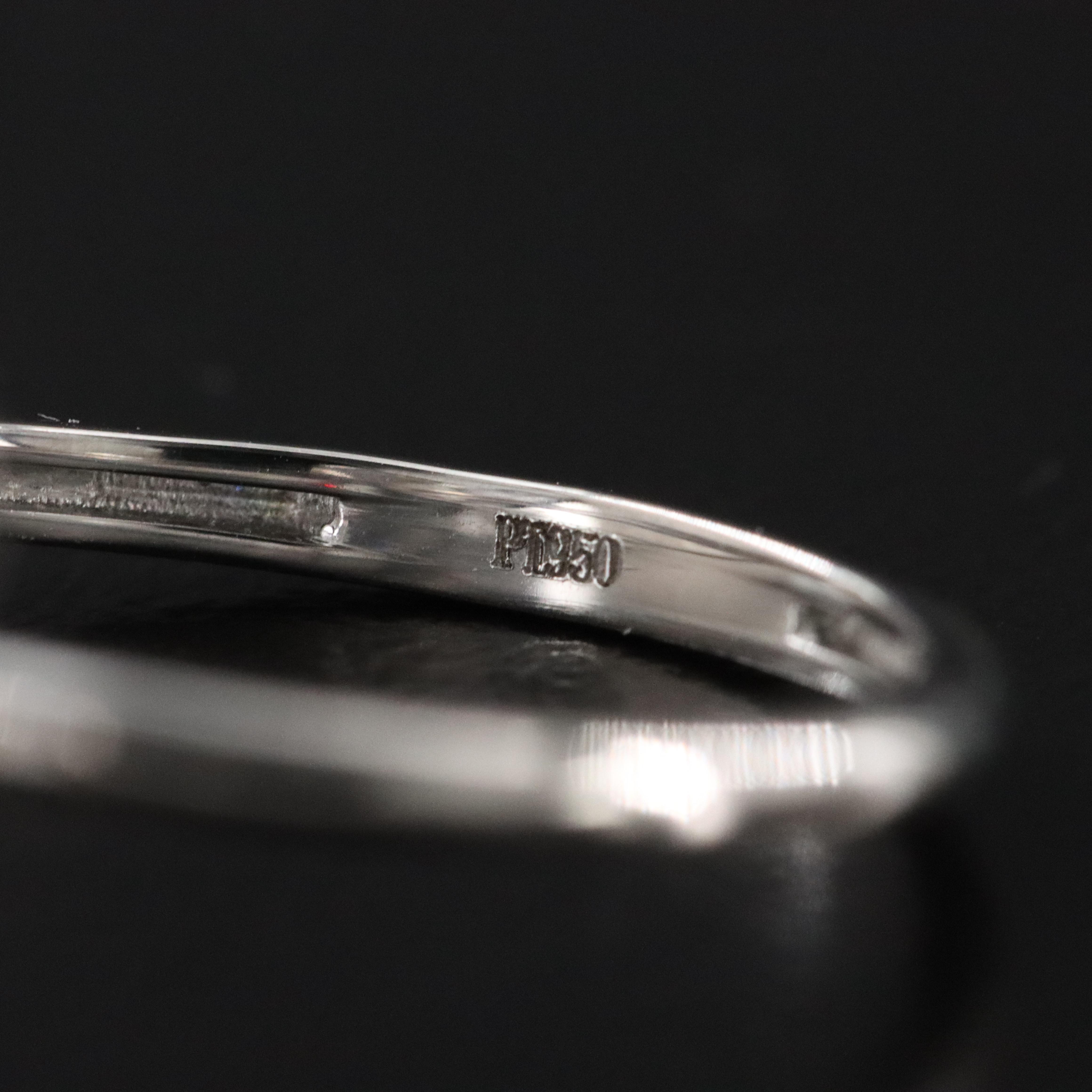 Platinum 5.28 CT Lab Grown Diamond Solitaire Ring with IGI Report