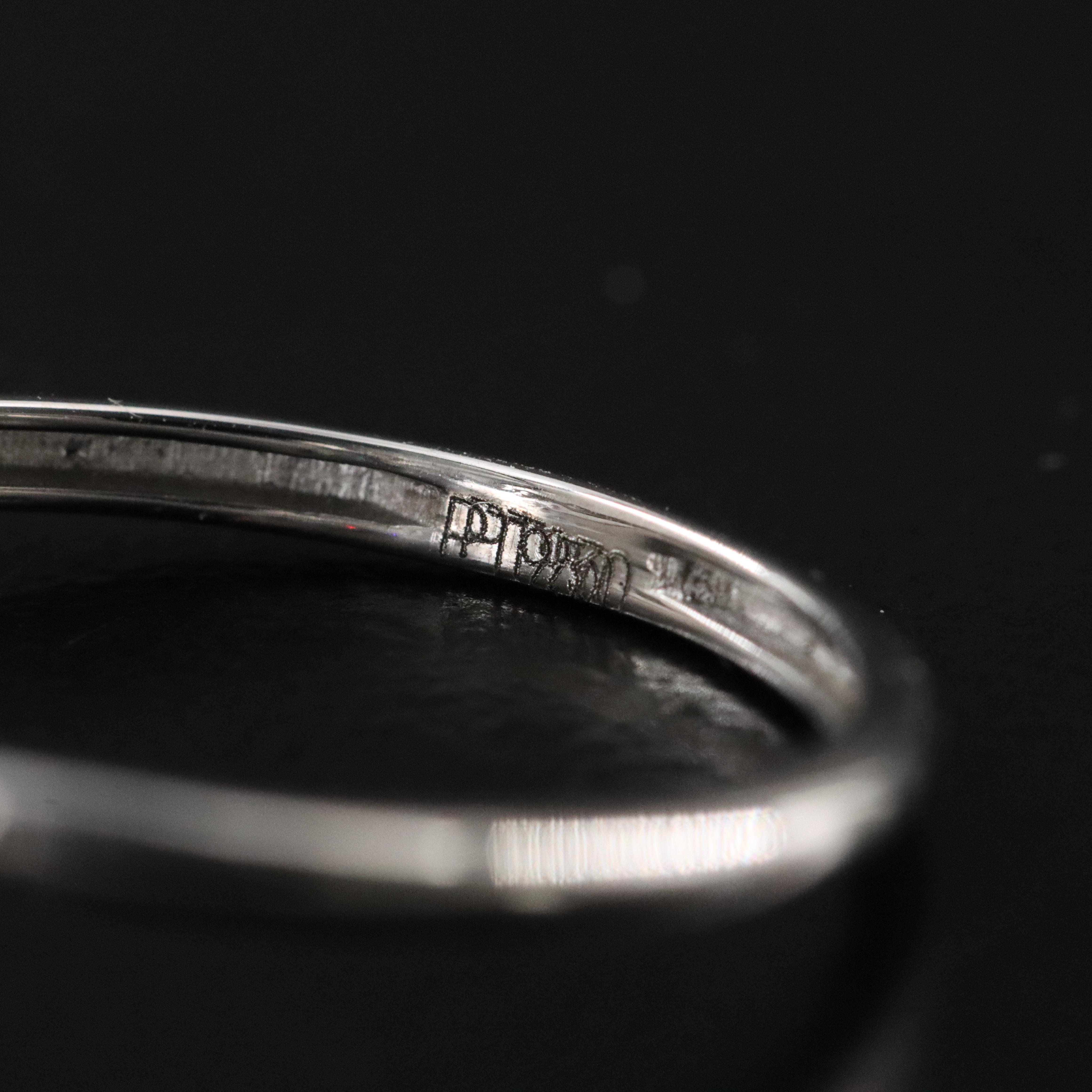 Platinum 4.26 CT Lab Grown Diamond Solitaire Ring with IGI Report