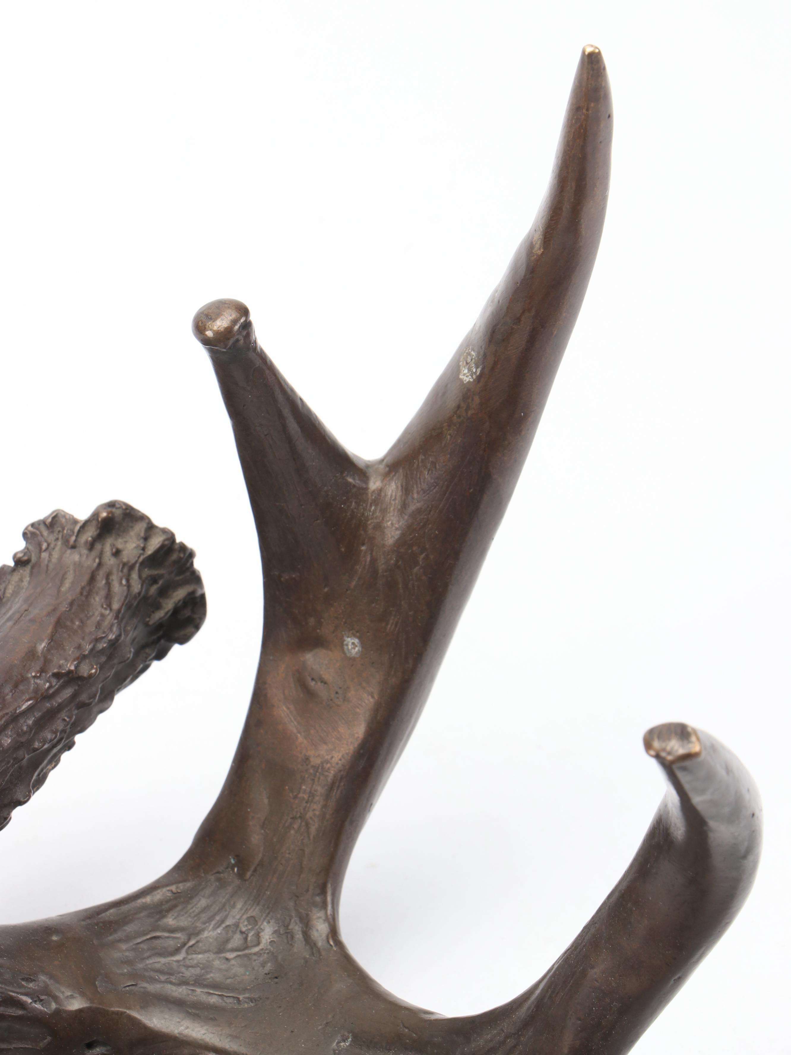 Cast Bronze White Tailed Antler Sheds Composition
