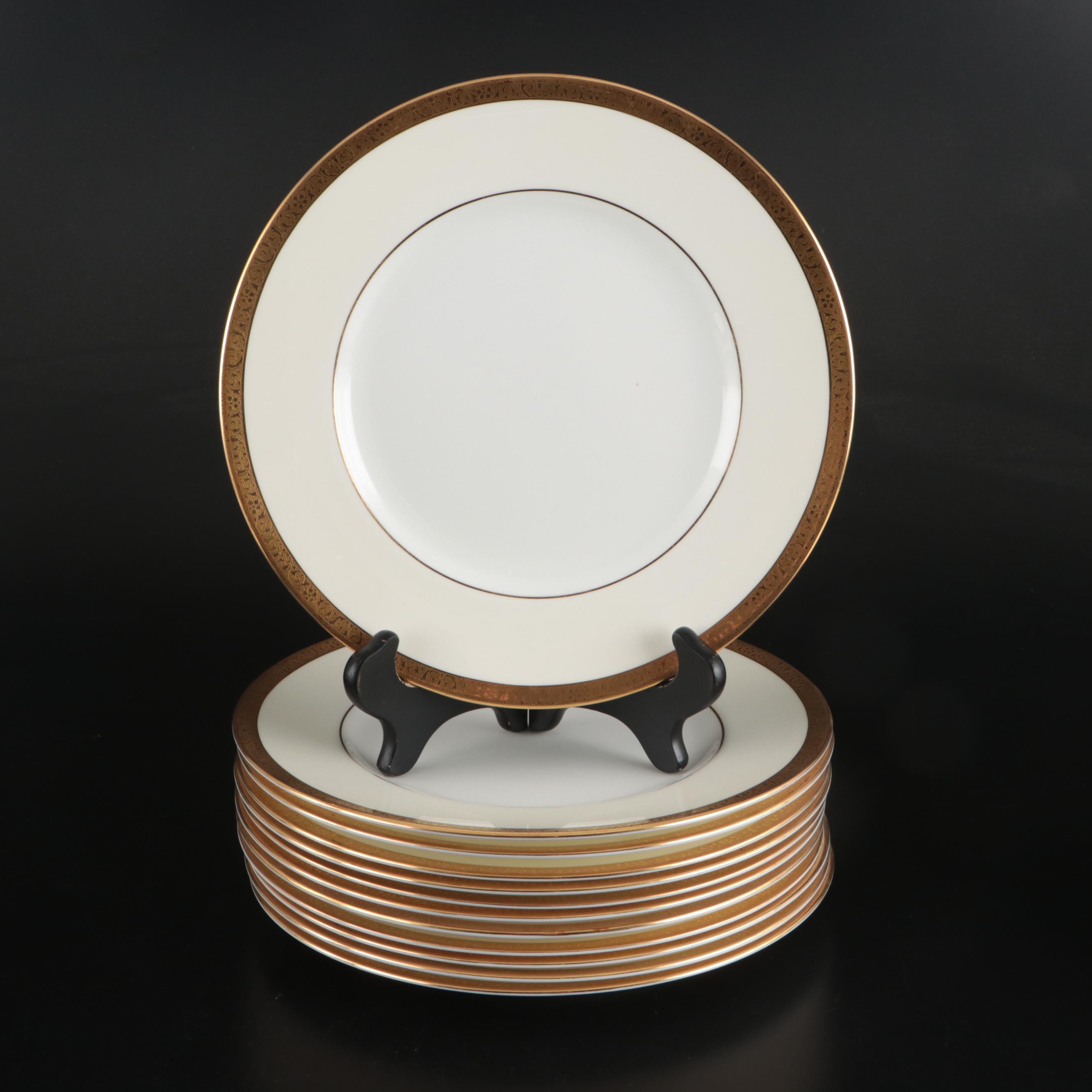 Minton "Buckingham" Gilt Rimmed Bone China Dinnerware
