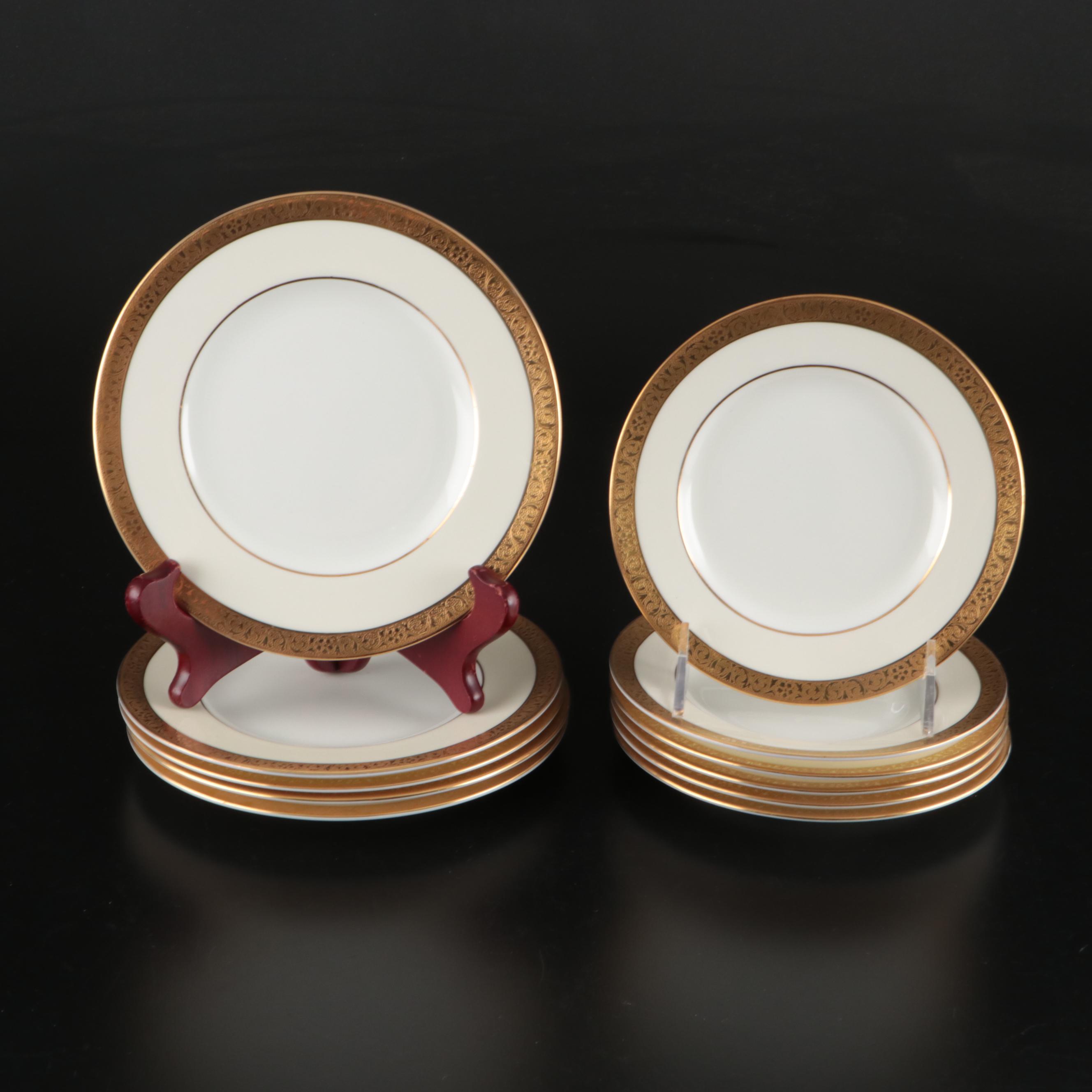 Minton "Buckingham" Gilt Rimmed Bone China Dinnerware