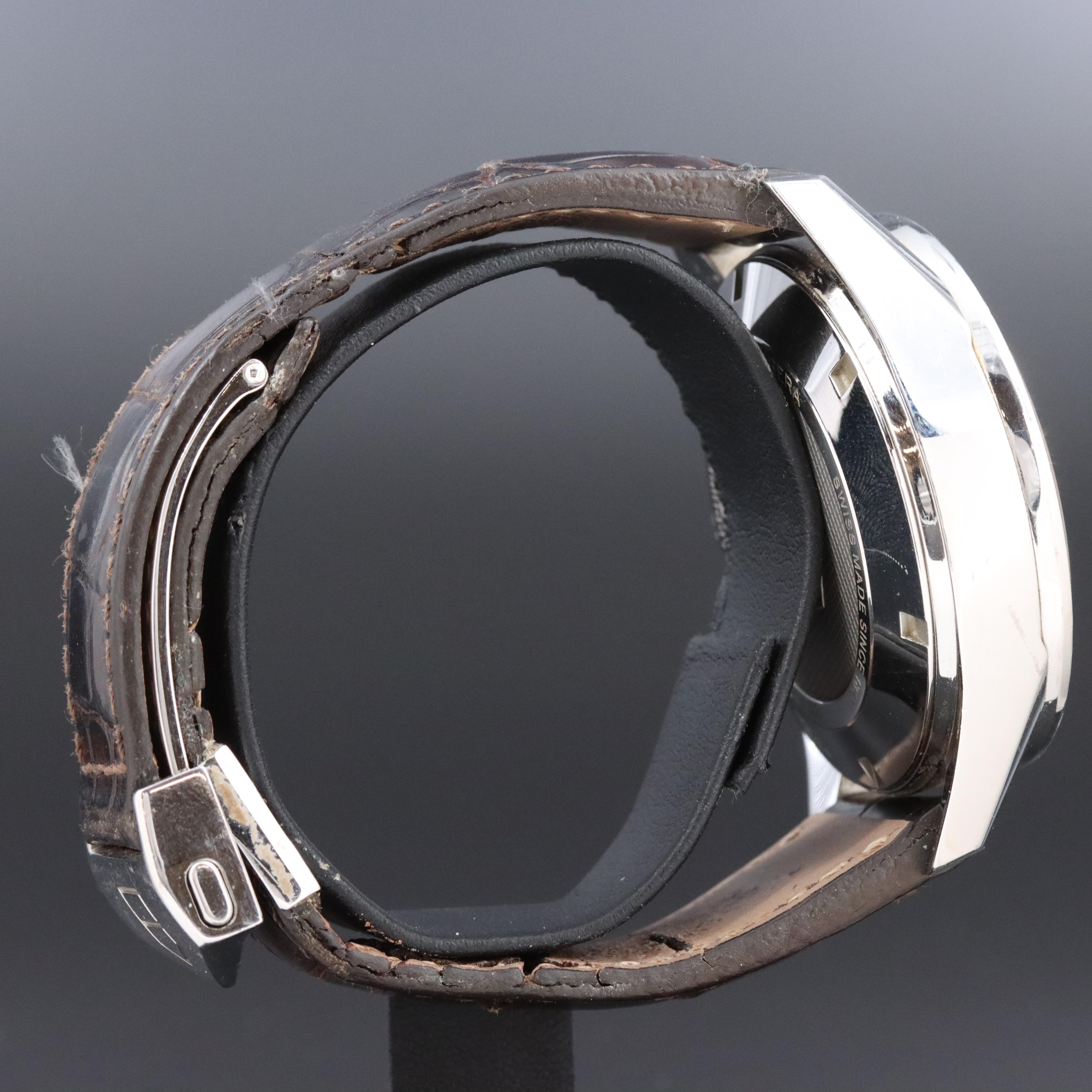 TAG Heuer Carrera Chronograph Brown 43mm Steel Automatic Watch CV2A12.FC6236