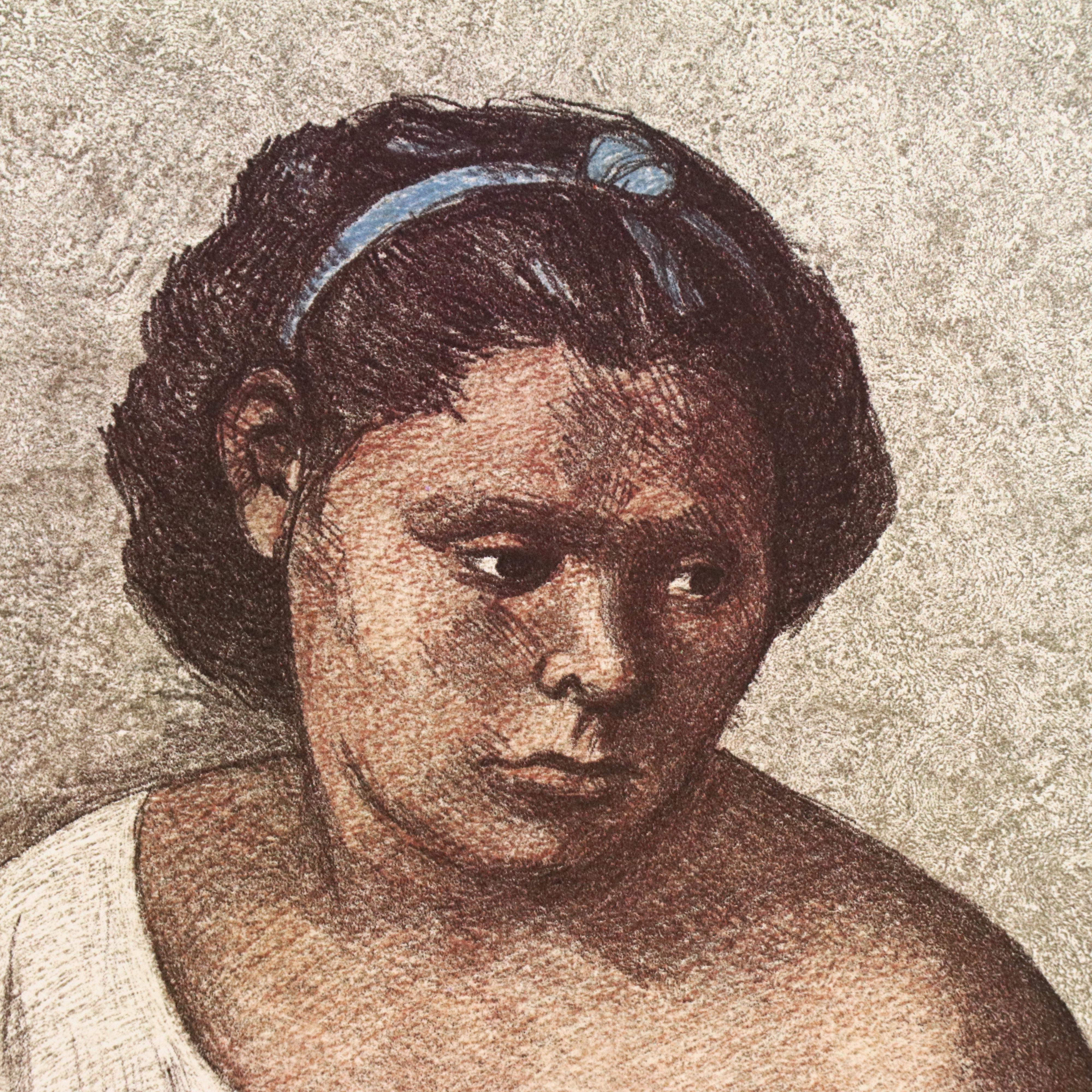 Francisco Zuñiga Offset Lithograph Exhibition Poster "Recent Works," 1983