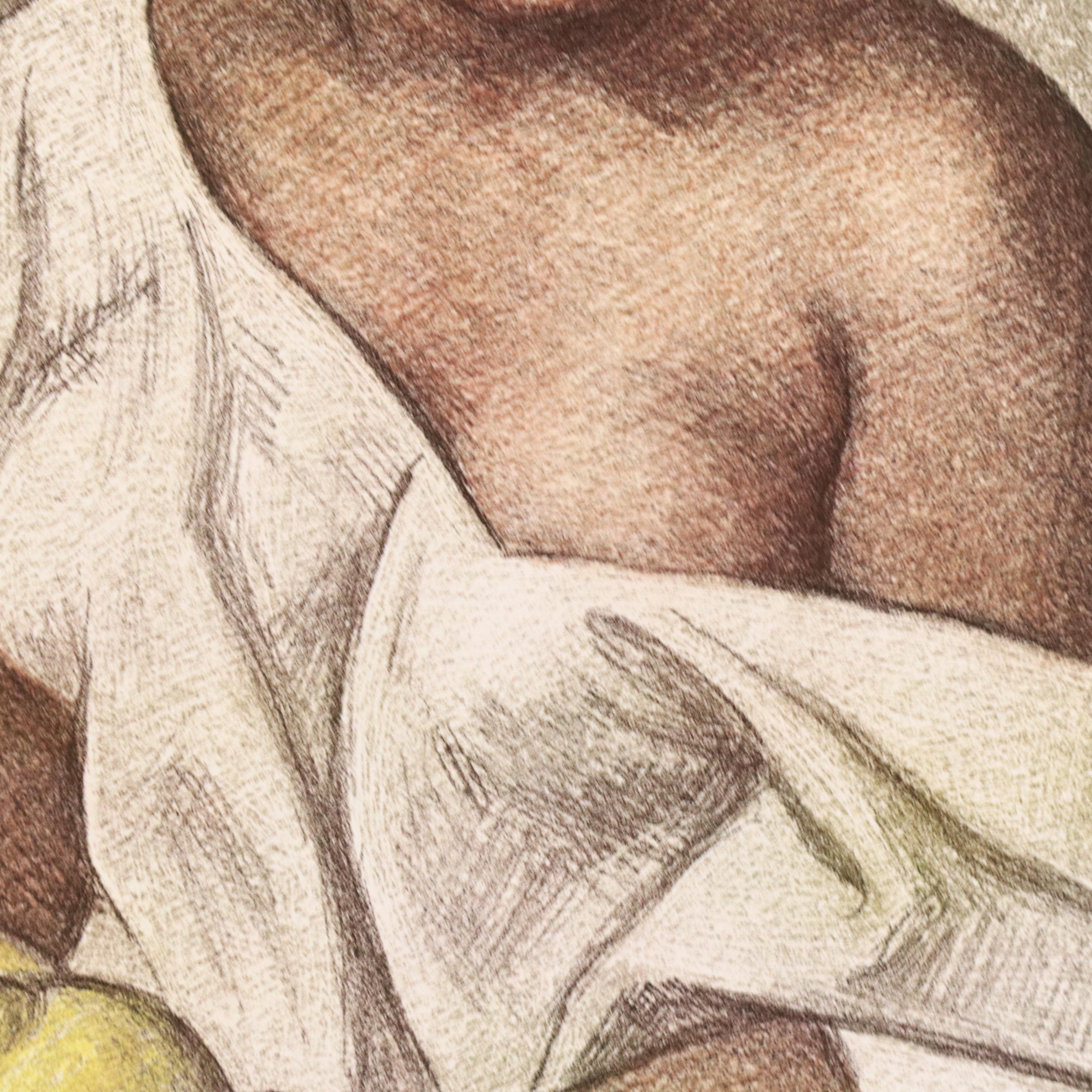 Francisco Zuñiga Offset Lithograph Exhibition Poster "Recent Works," 1983