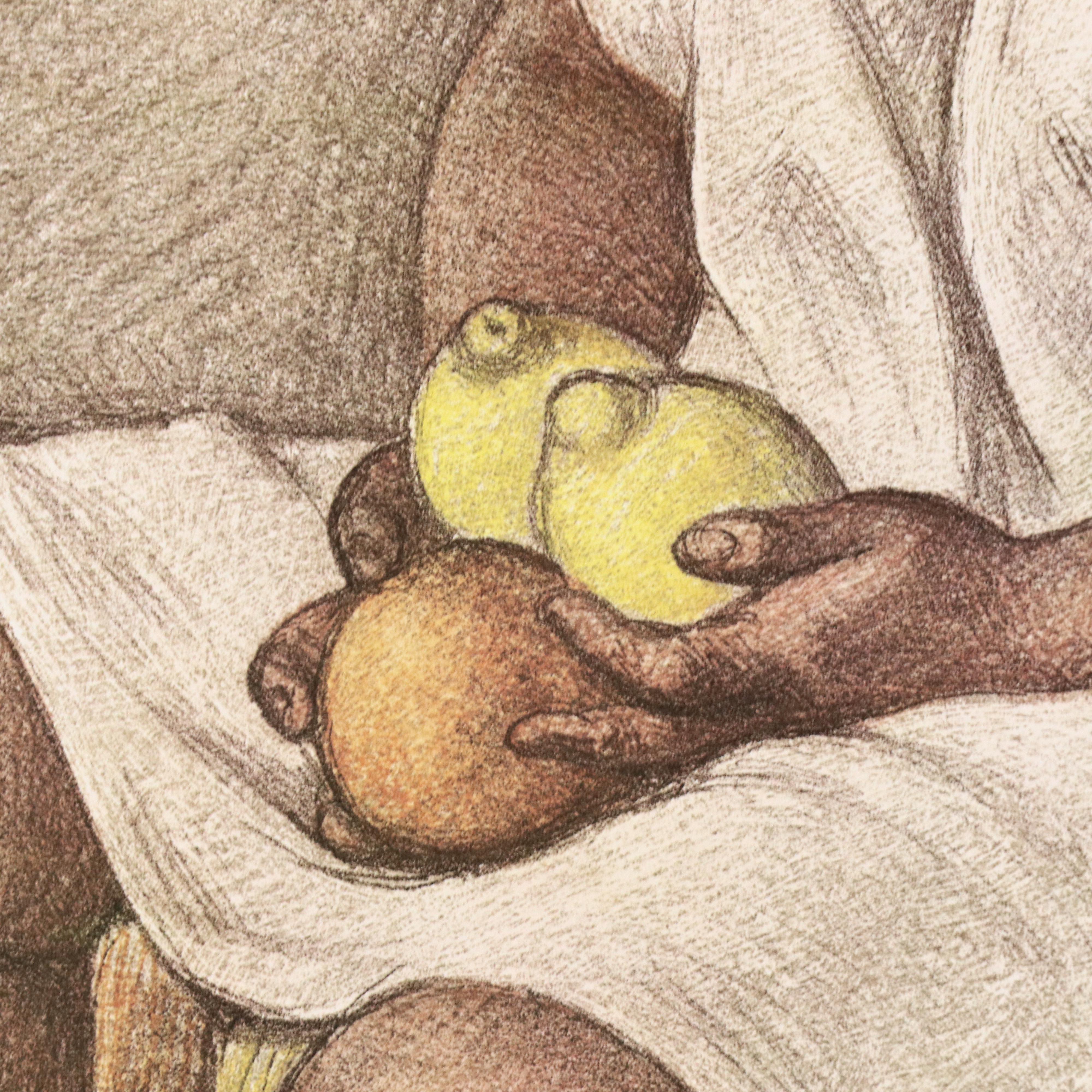 Francisco Zuñiga Offset Lithograph Exhibition Poster "Recent Works," 1983