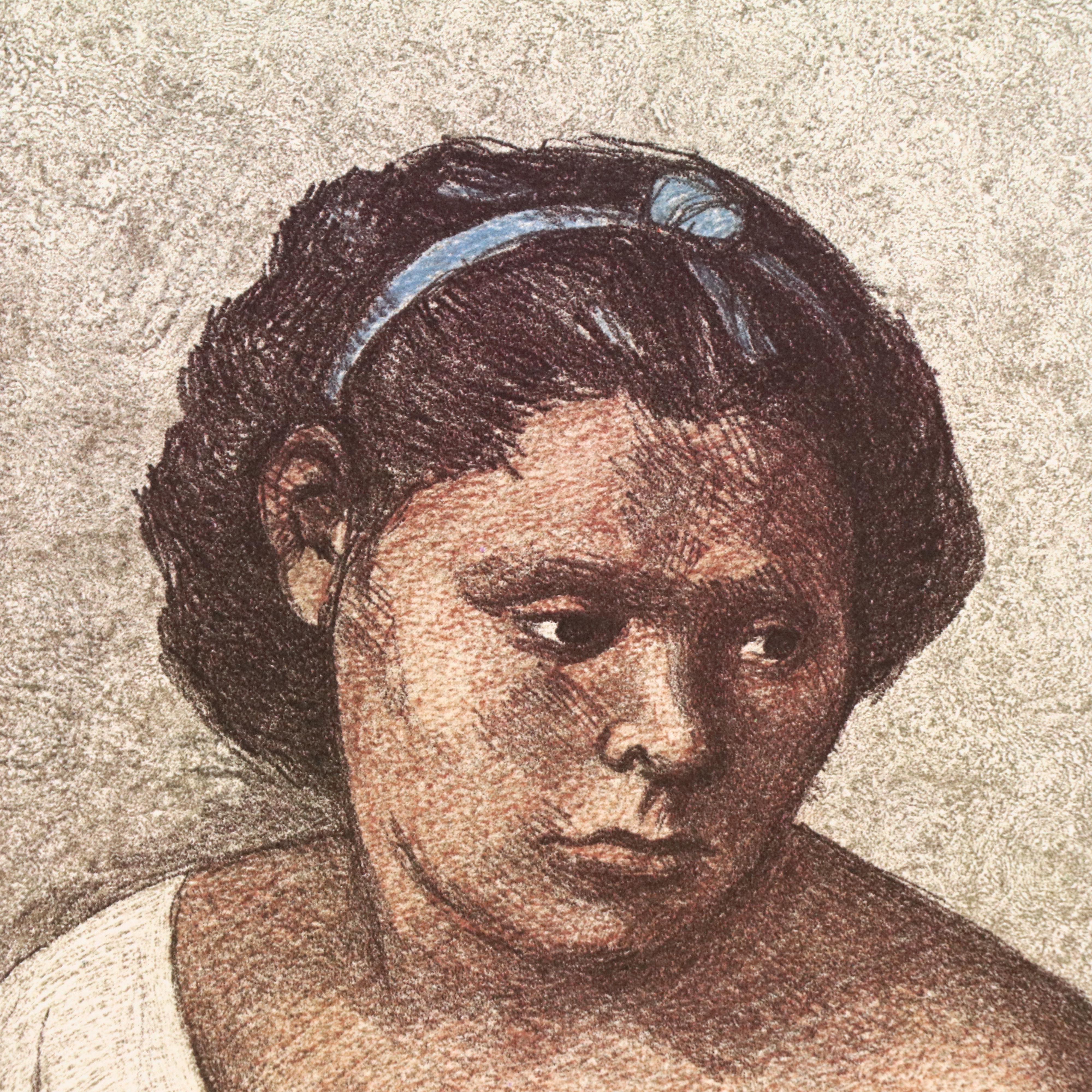 Francisco Zuñiga Offset Lithograph Exhibition Poster "Recent Works," 1983