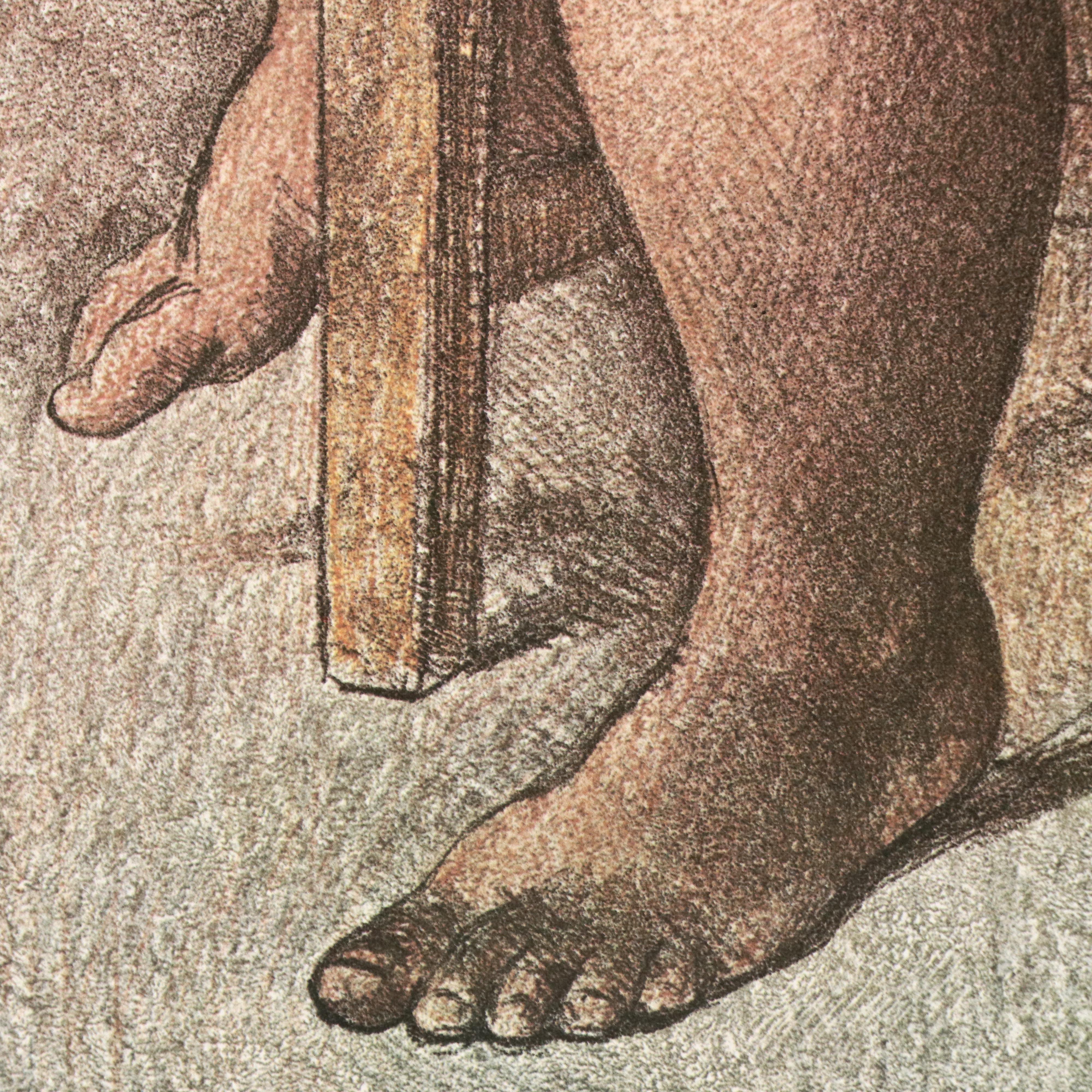 Francisco Zuñiga Offset Lithograph Exhibition Poster "Recent Works," 1983