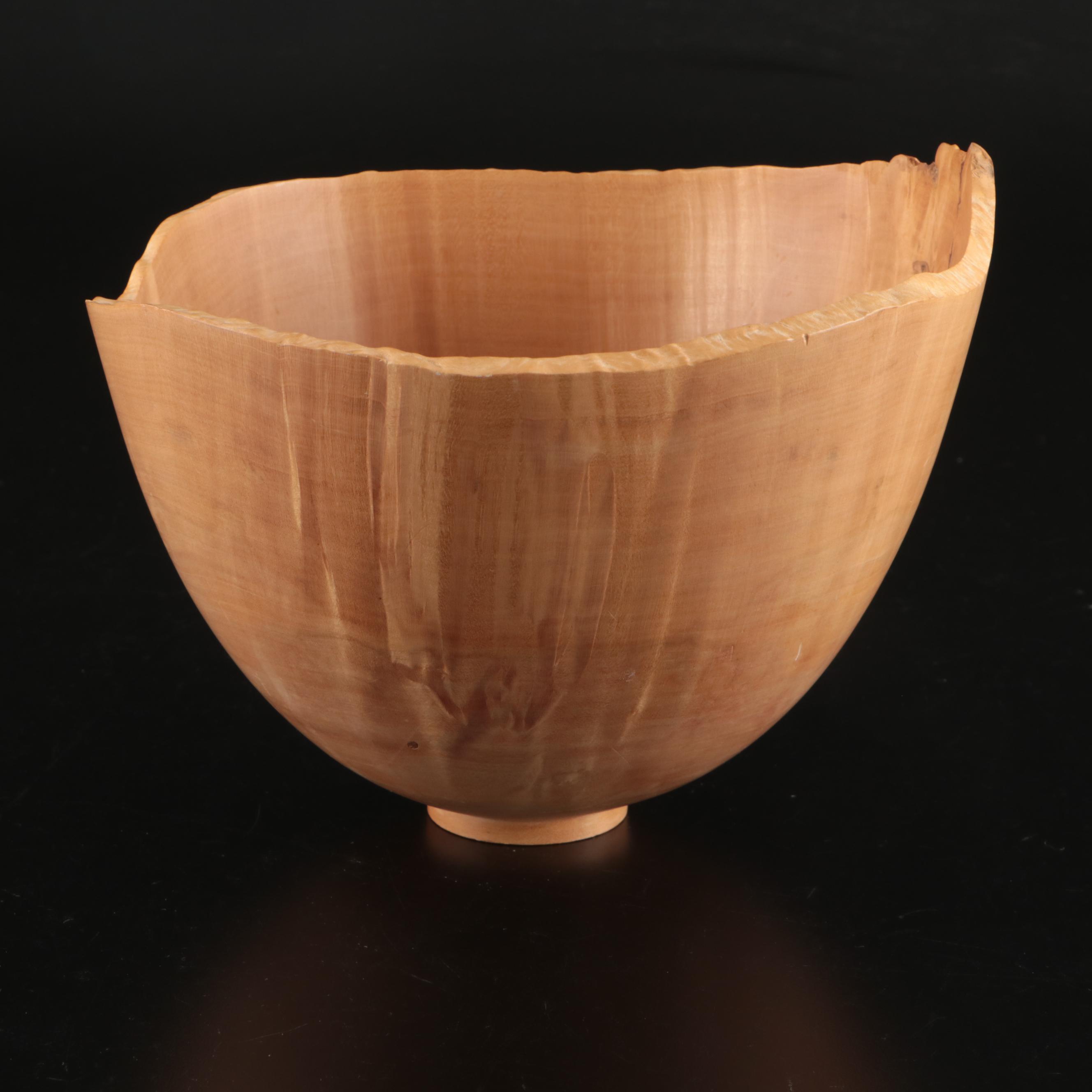 John Jordan Turned Box Elder Bowl, 1989