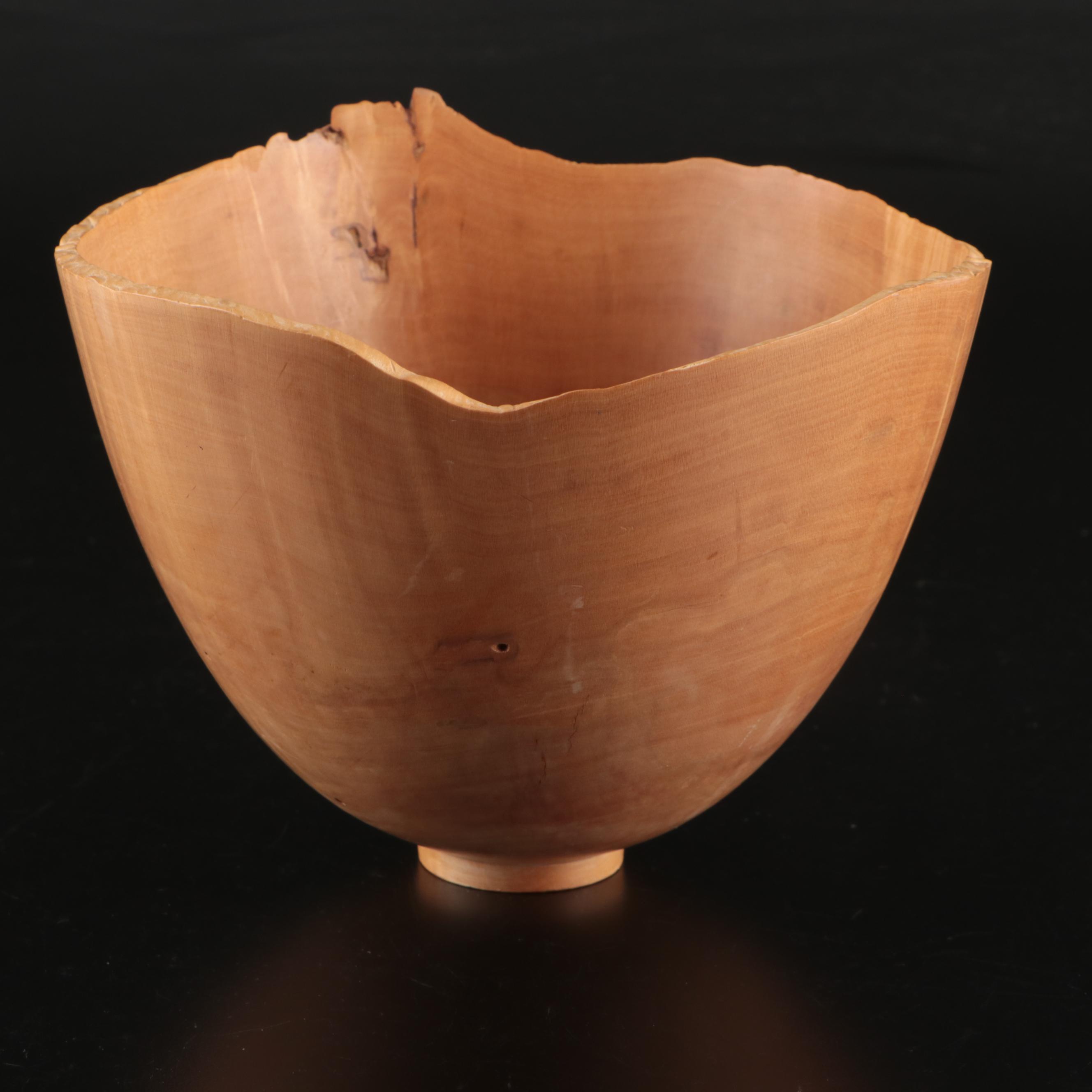 John Jordan Turned Box Elder Bowl, 1989