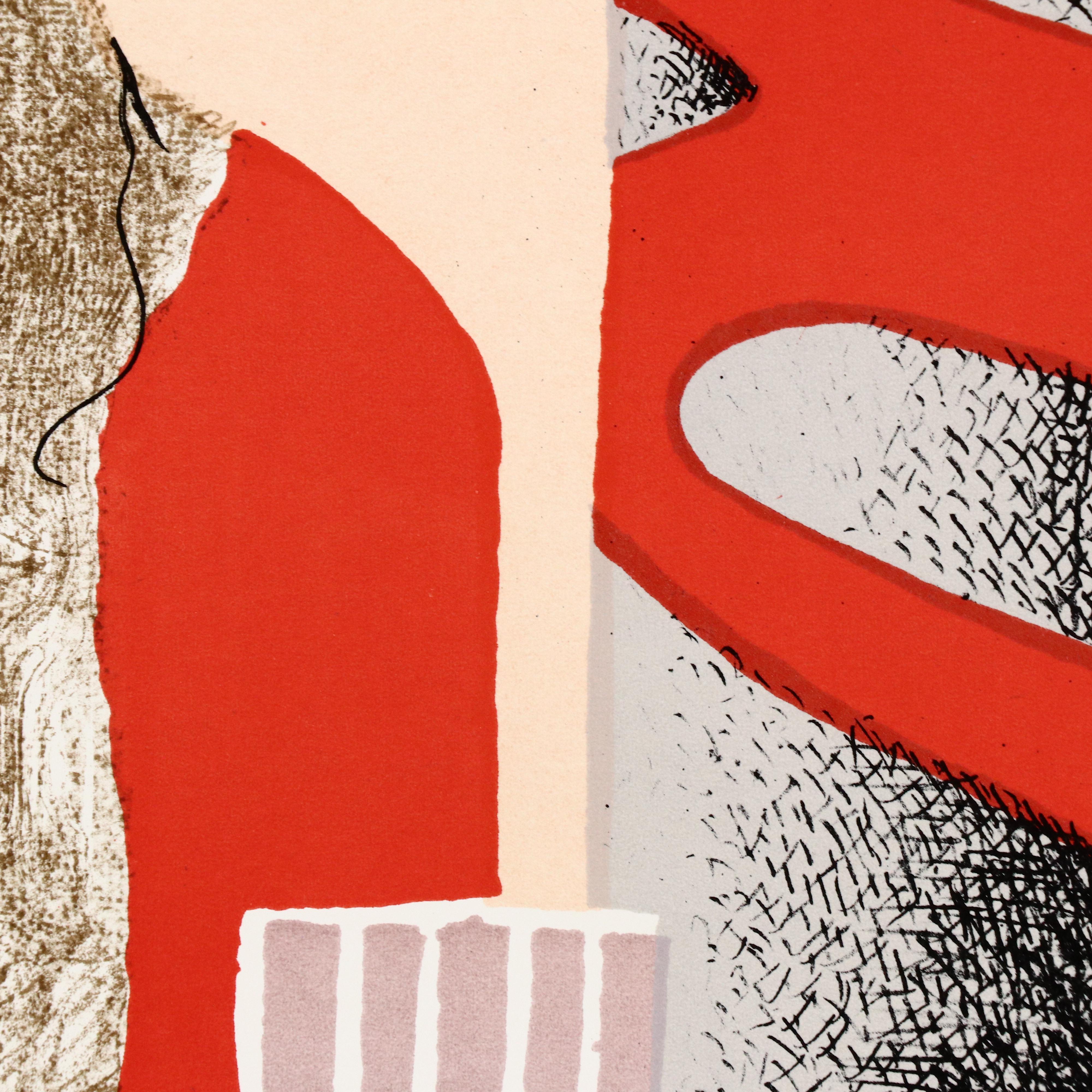 Max Papart Lithograph Exhibition Poster, 1977