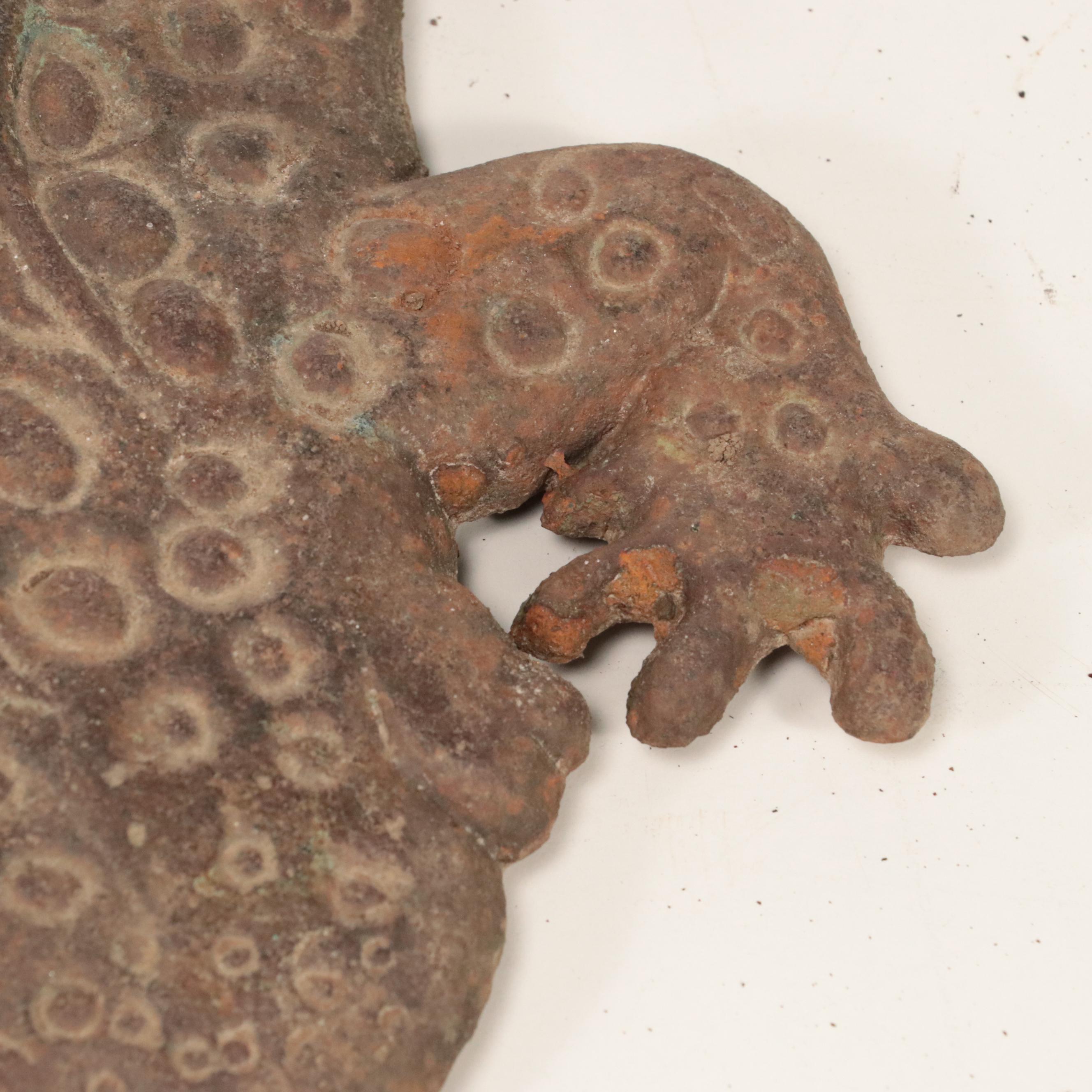 Five Cast Iron Frog Stepping Stones