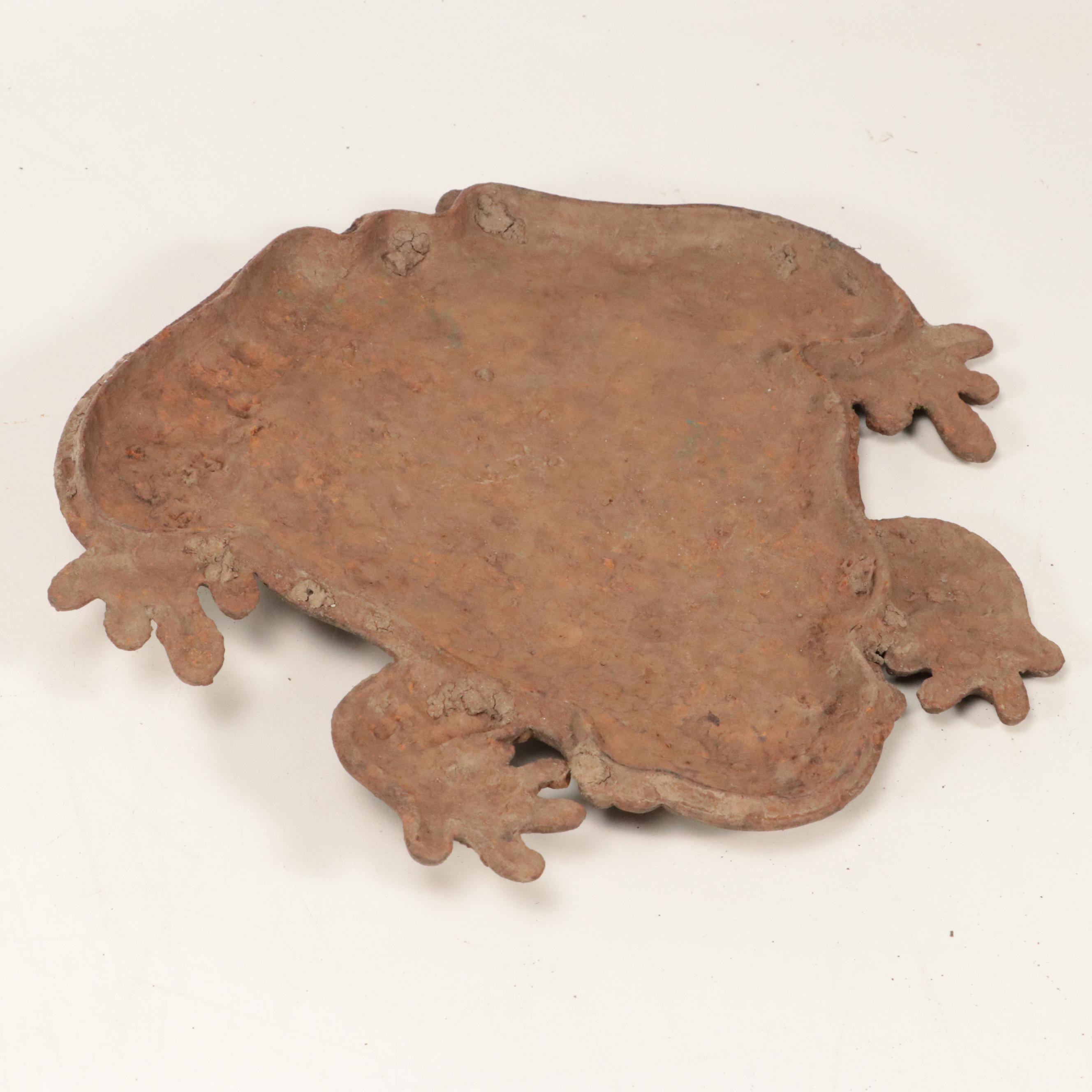 Five Cast Iron Frog Stepping Stones