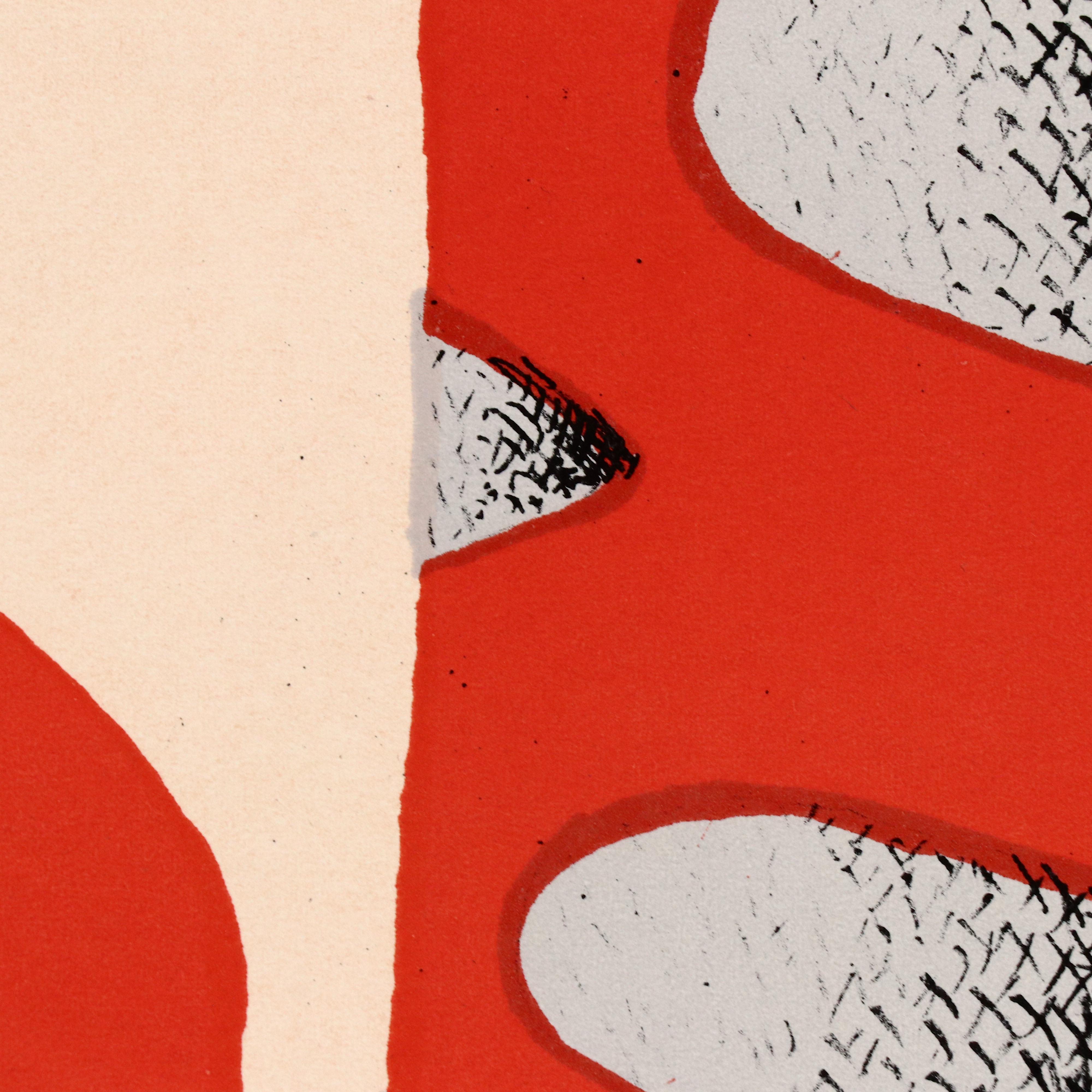 Max Papart Lithograph Exhibition Poster, 1977