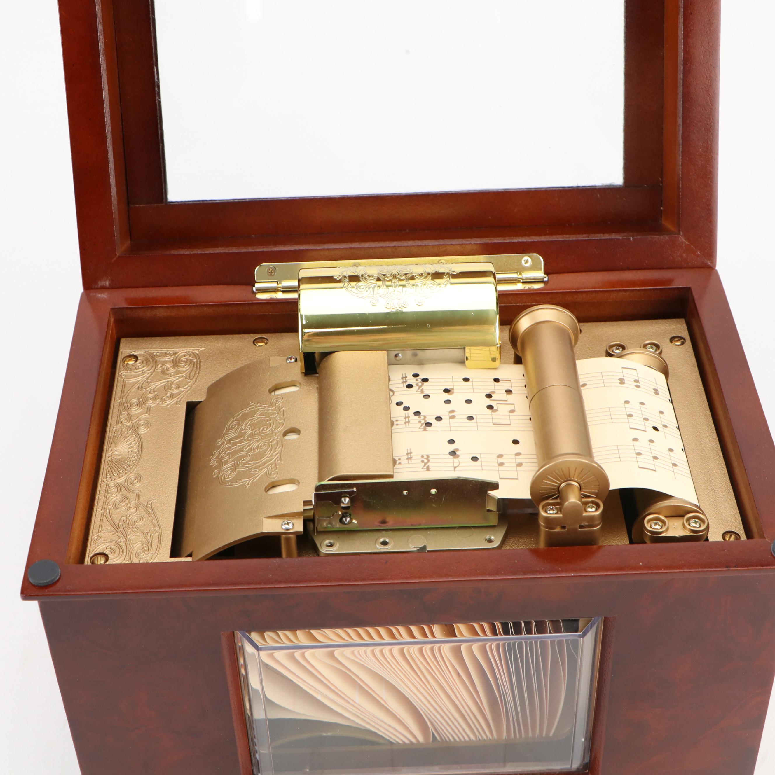 Mr. Christmas "Music in Motion" Wooden Electric Music Box