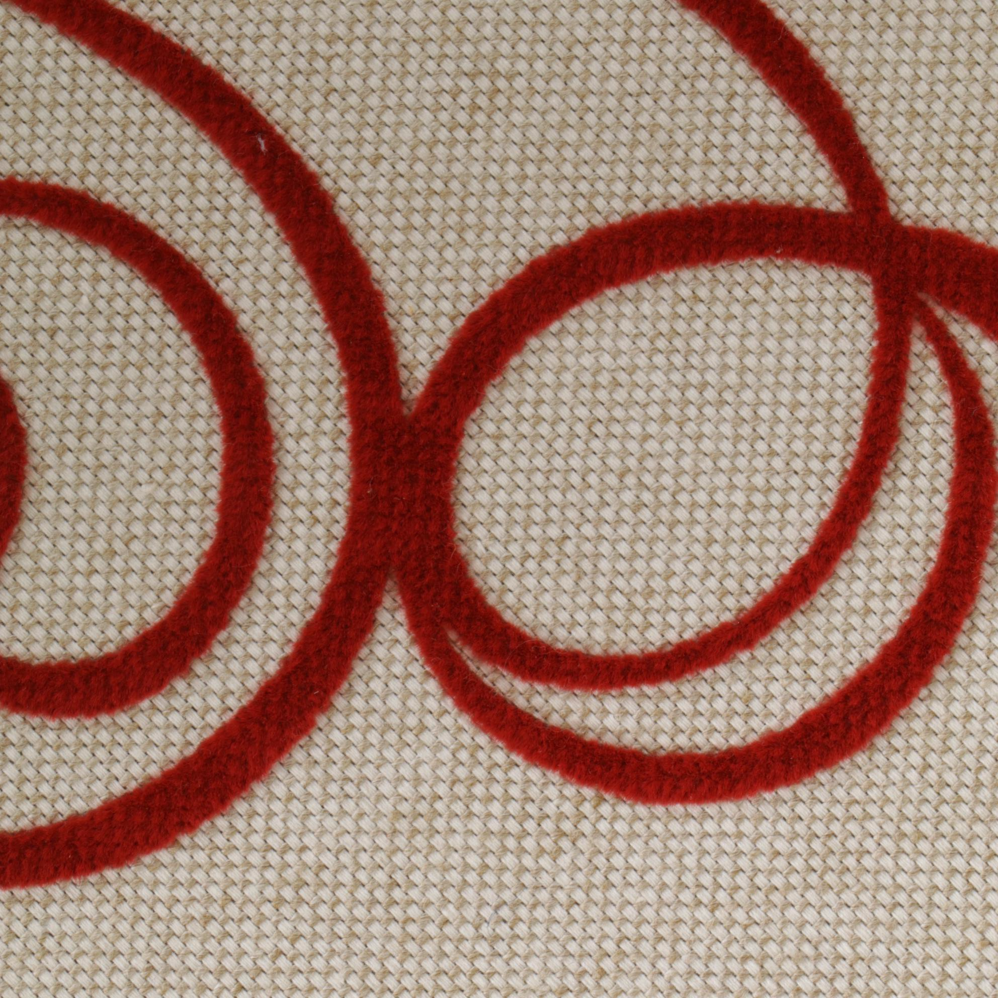 Klaussner Upholstered Corner Chair and Ottoman