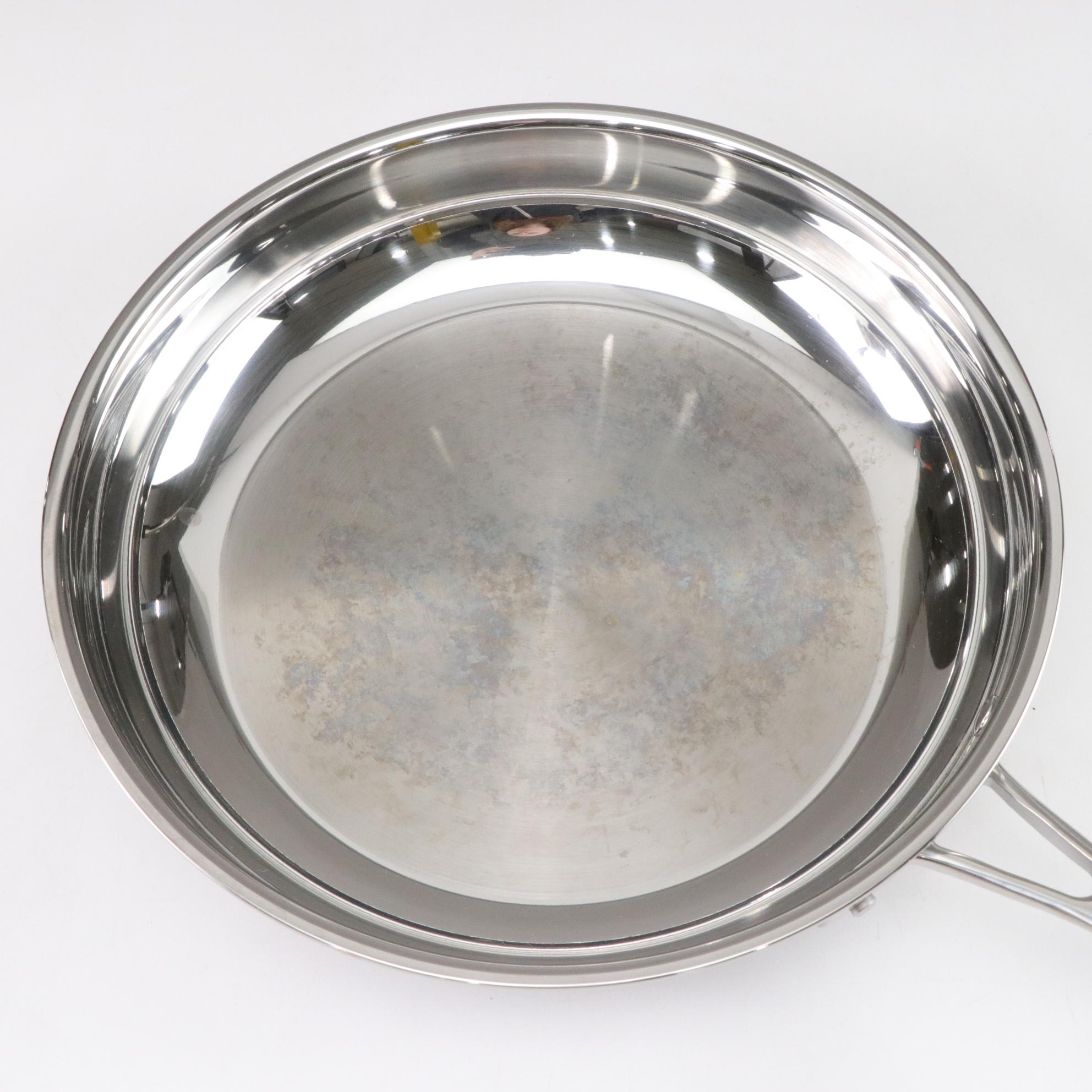 Ruffoni Italian Hammered Copper Stockpot and Cuisinart Stainless Steel Skillets