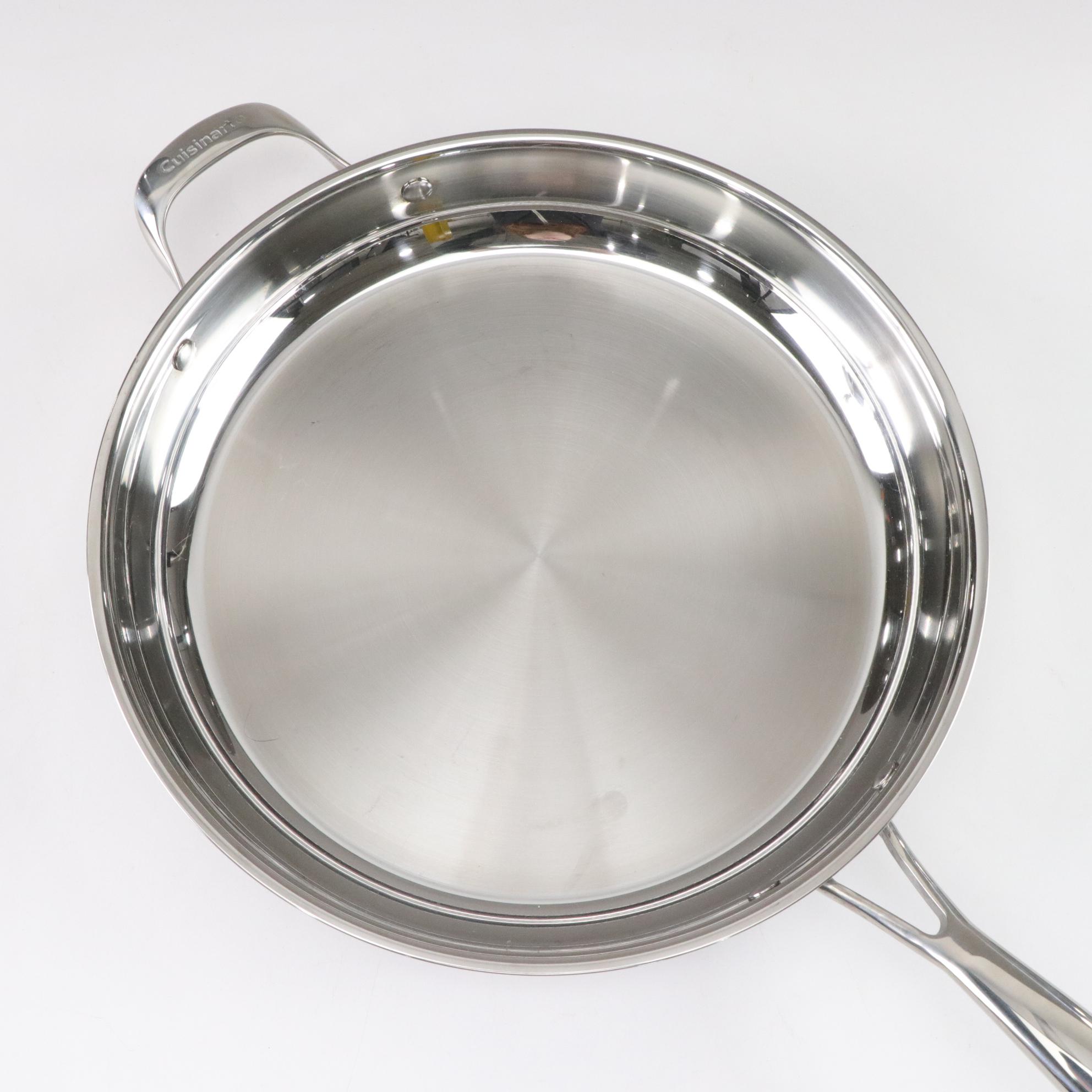 Ruffoni Italian Hammered Copper Stockpot and Cuisinart Stainless Steel Skillets