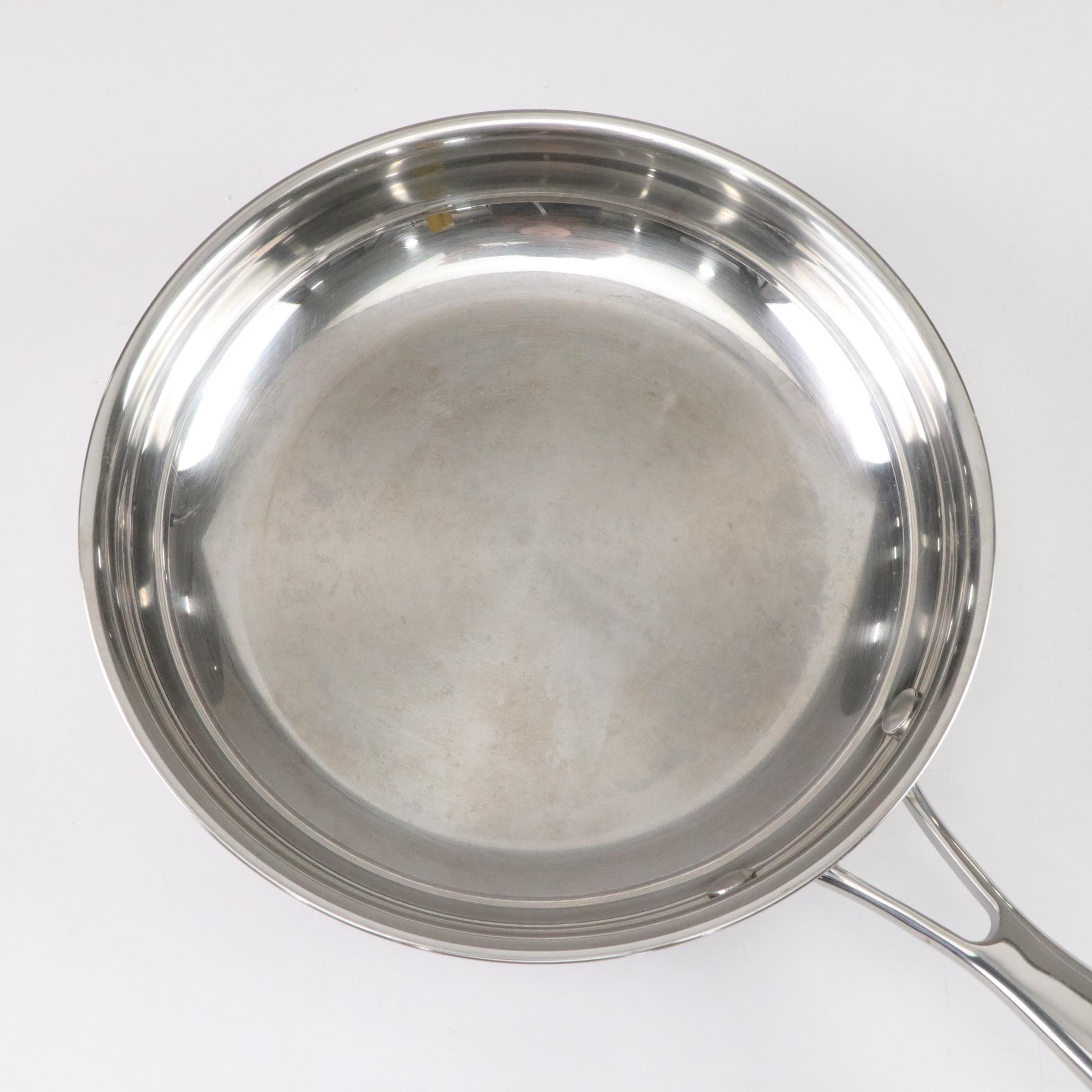 Ruffoni Italian Hammered Copper Stockpot and Cuisinart Stainless Steel Skillets