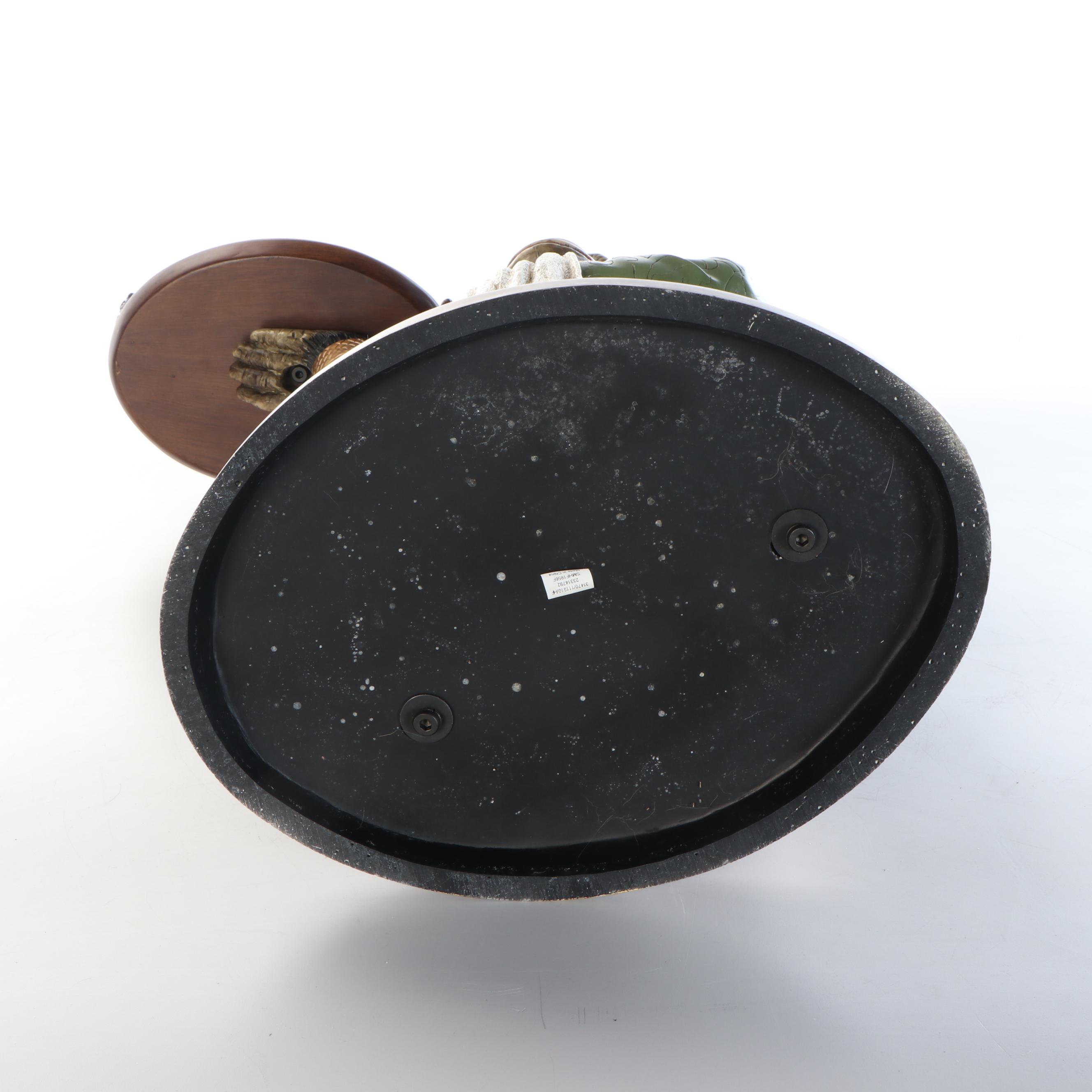 Monkey Butler Resin Figural Side Table