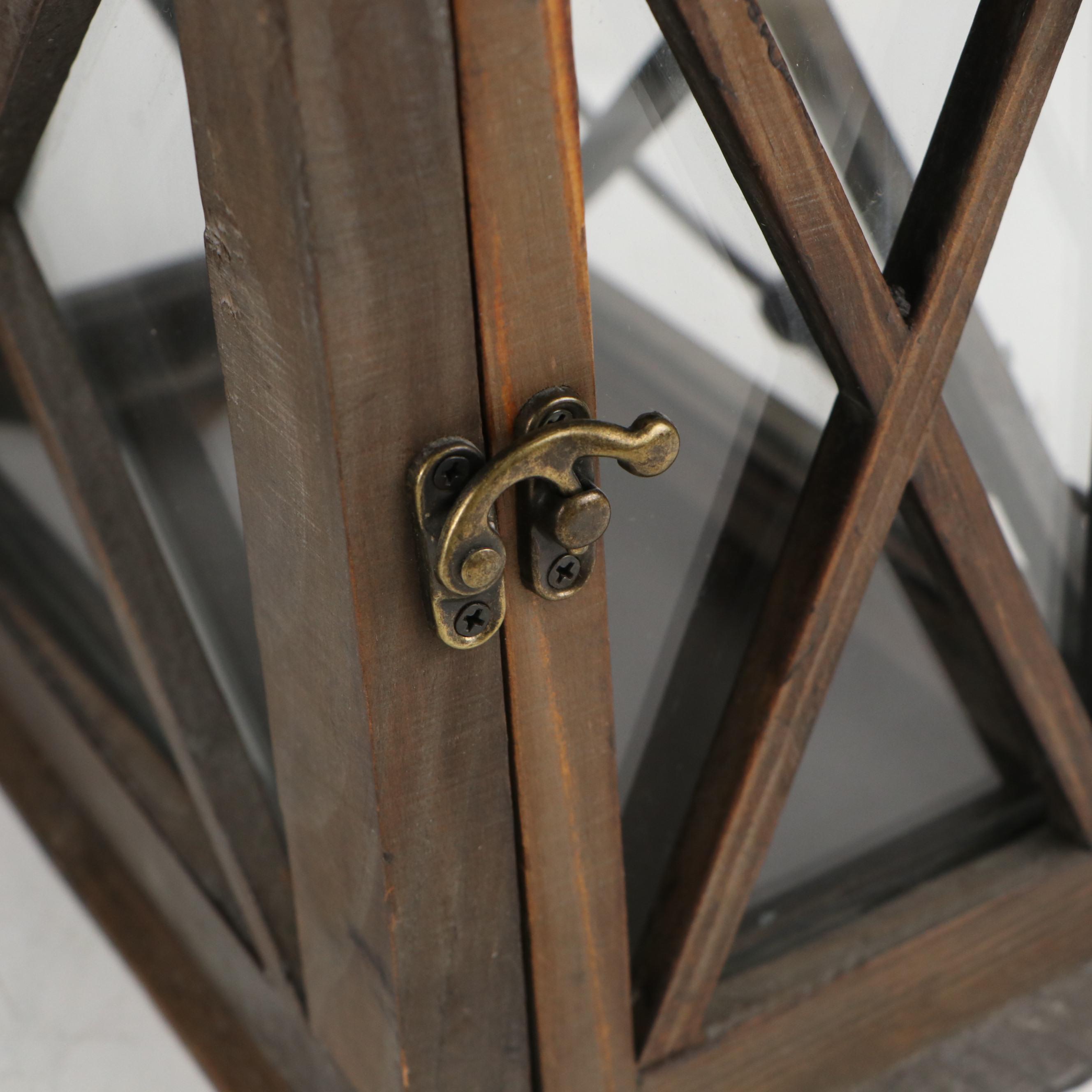 Luminara Battery-Operated Pillar Candles with Lanterns and Terracotta Topiaries