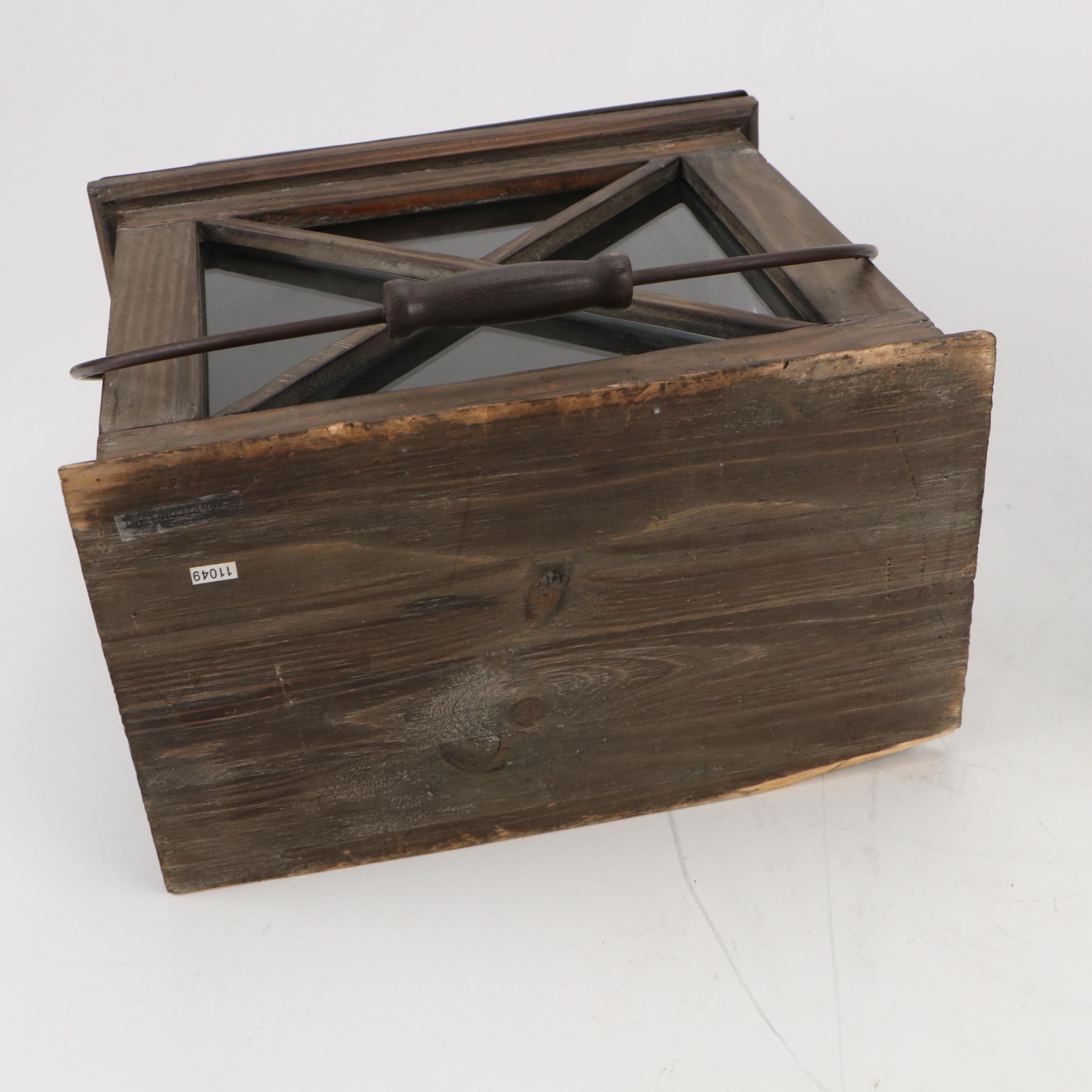 Luminara Battery-Operated Pillar Candles with Lanterns and Terracotta Topiaries